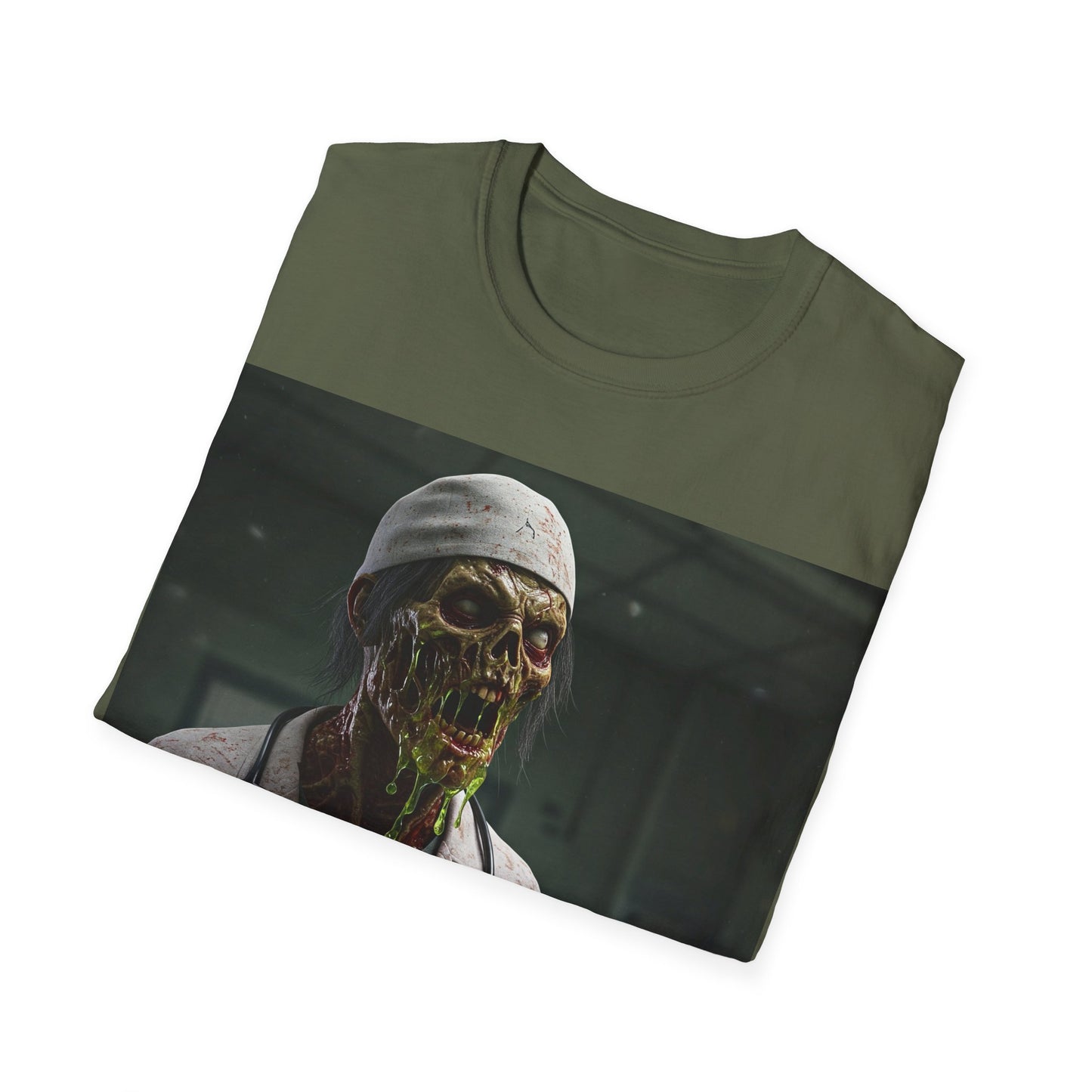UK - Zombie Doctor Graphic T-Shirt | Unisex Horror Tee for Halloween
