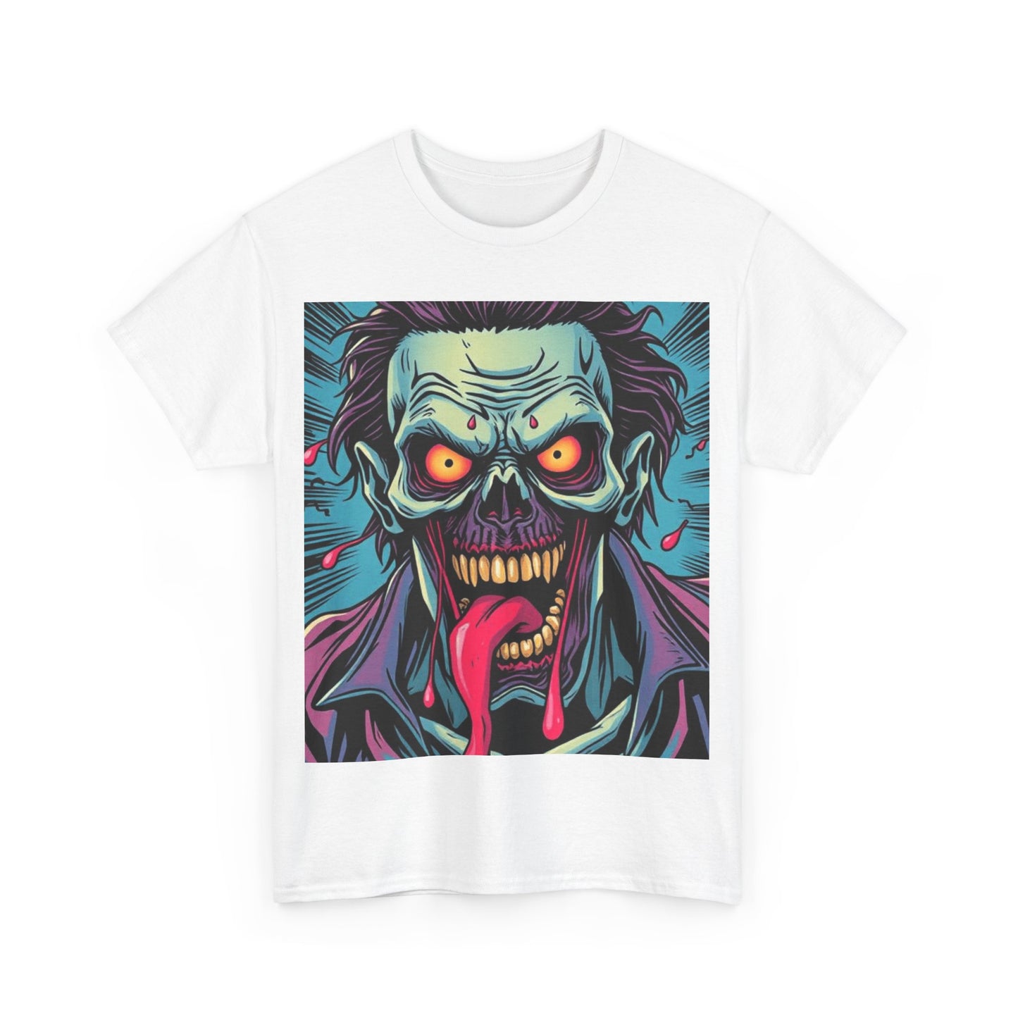 UK - Vibrant Zombie Graphic Tee - Unisex