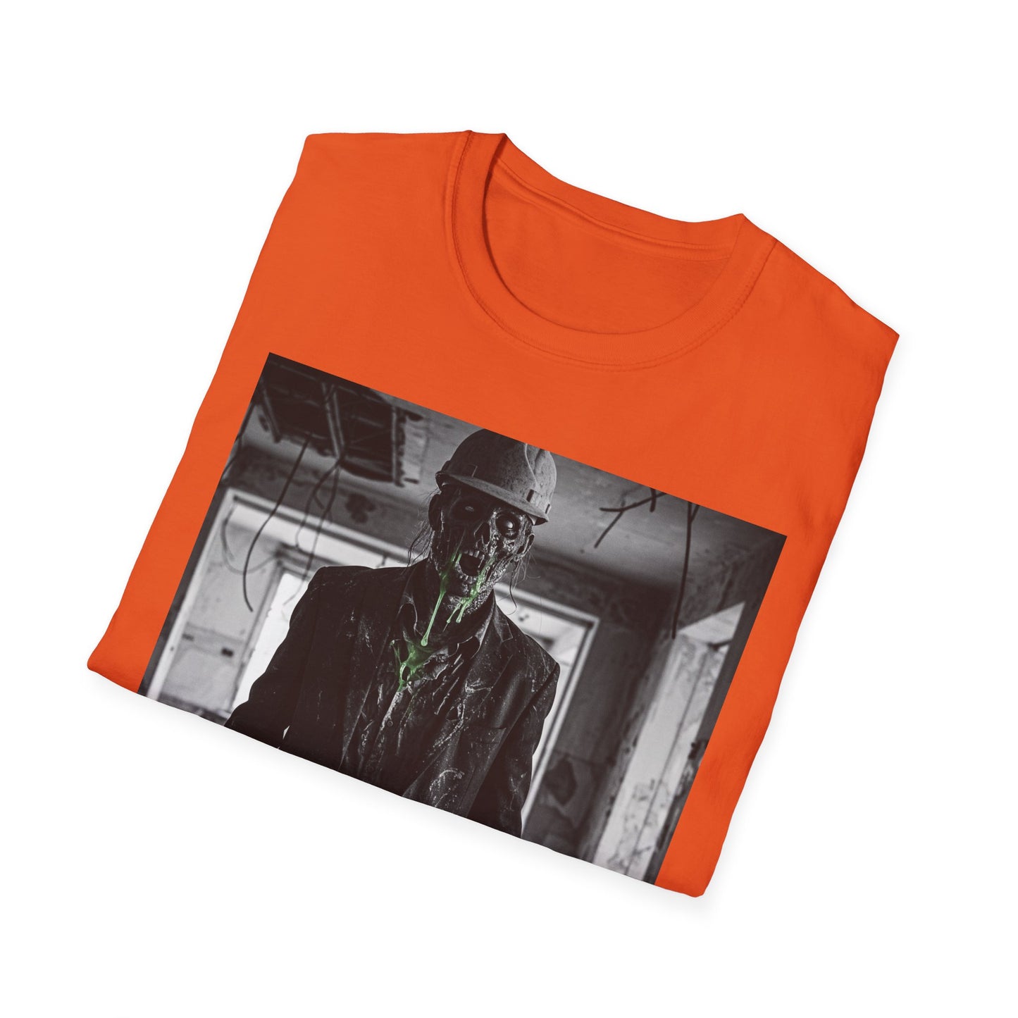Unisex Softstyle T-Shirt with Creepy Monster Design - Perfect for Halloween and Horror Fans
