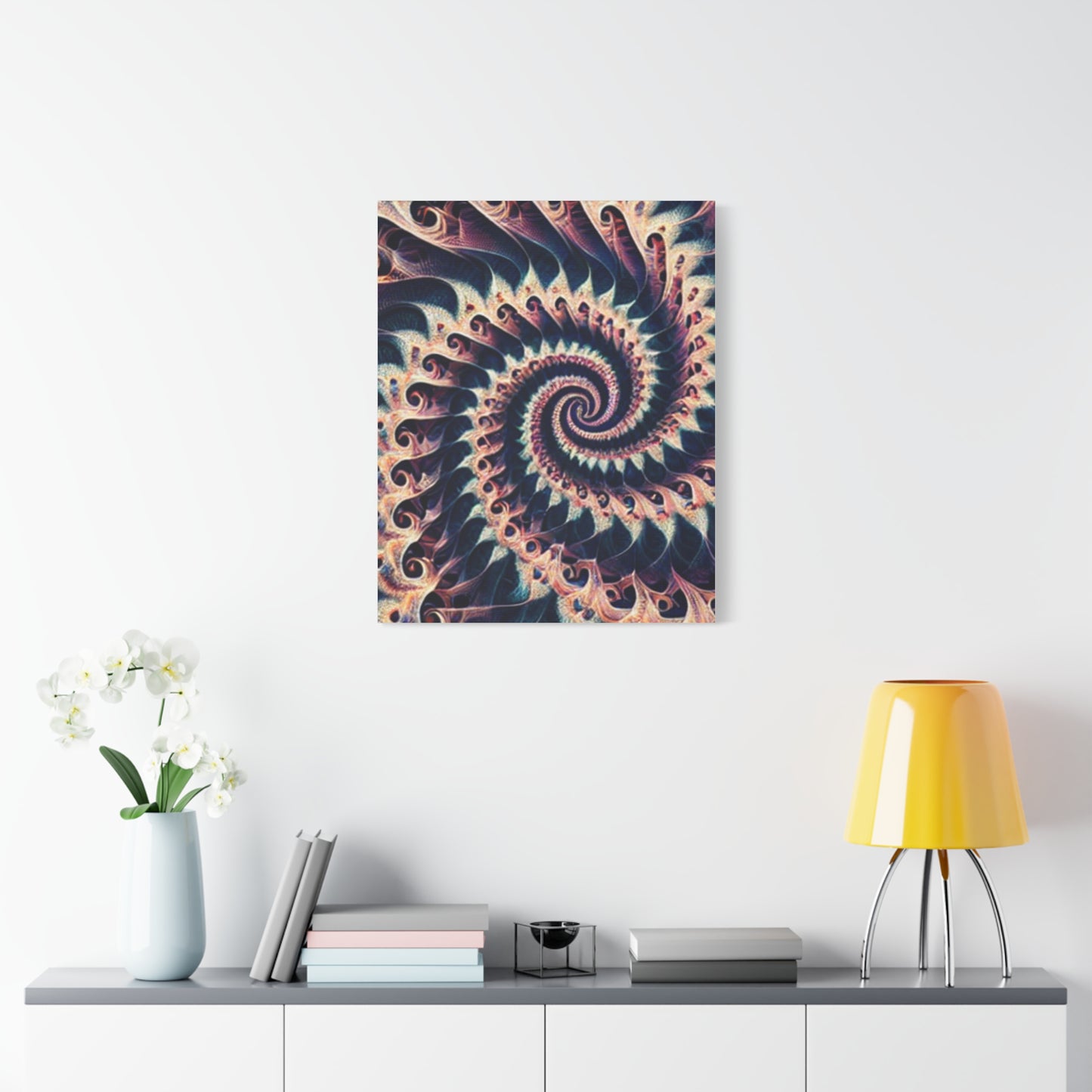Abstract Spiral Art Canvas Print - Modern Home Decor for Art Lovers