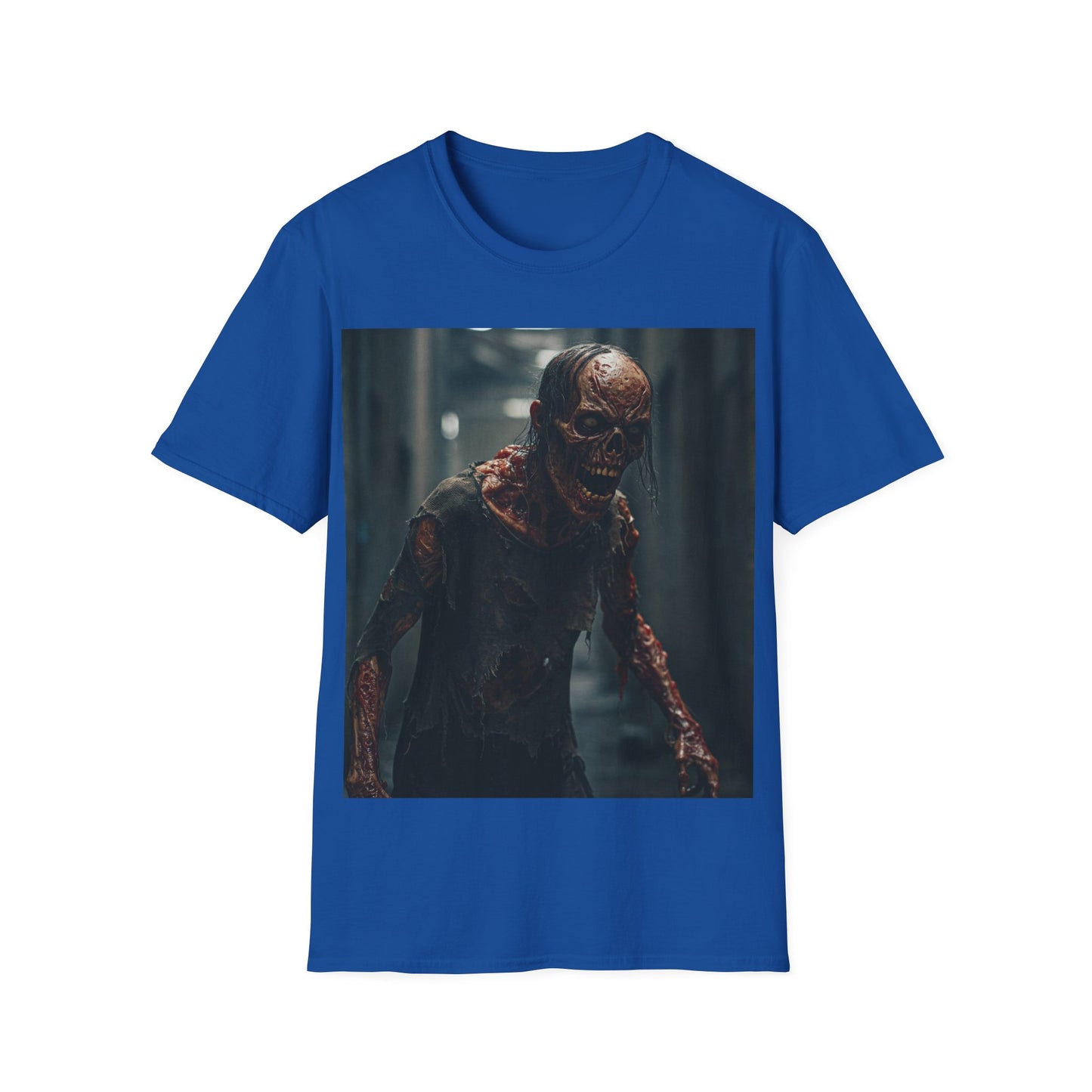 UK - Apocalyptic Portrait Tee, bold, decaying zombie graphic