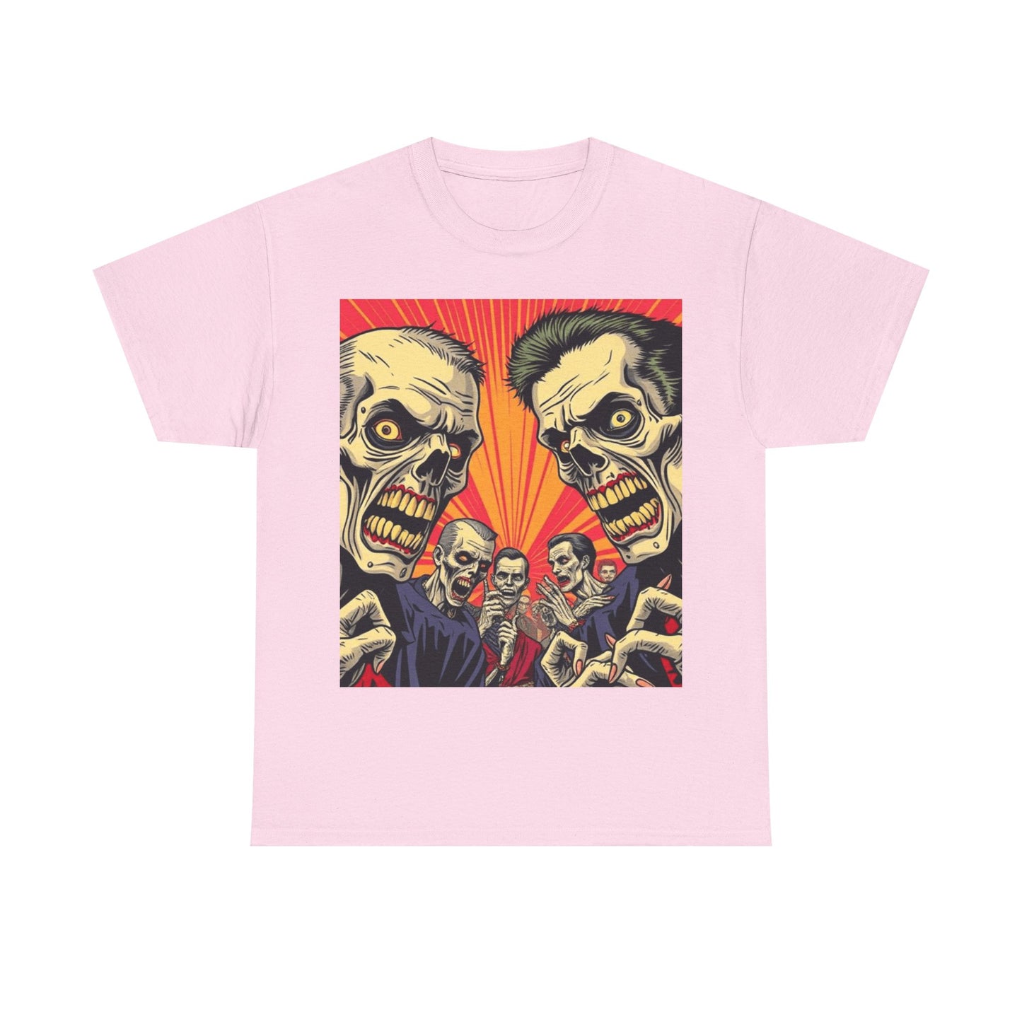 UK - Vintage Horror Graphic Unisex Heavy Cotton Tee