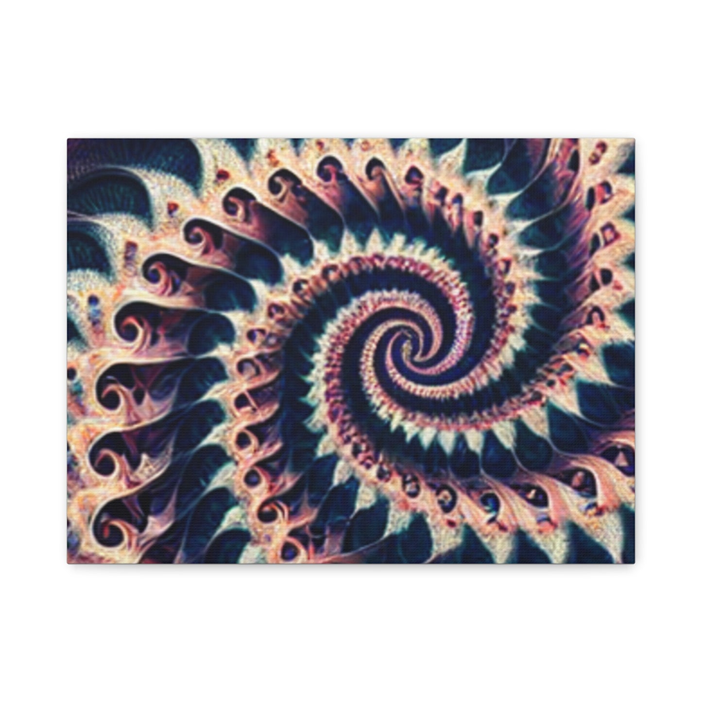 Abstract Spiral Art Canvas Print - Modern Home Decor for Art Lovers