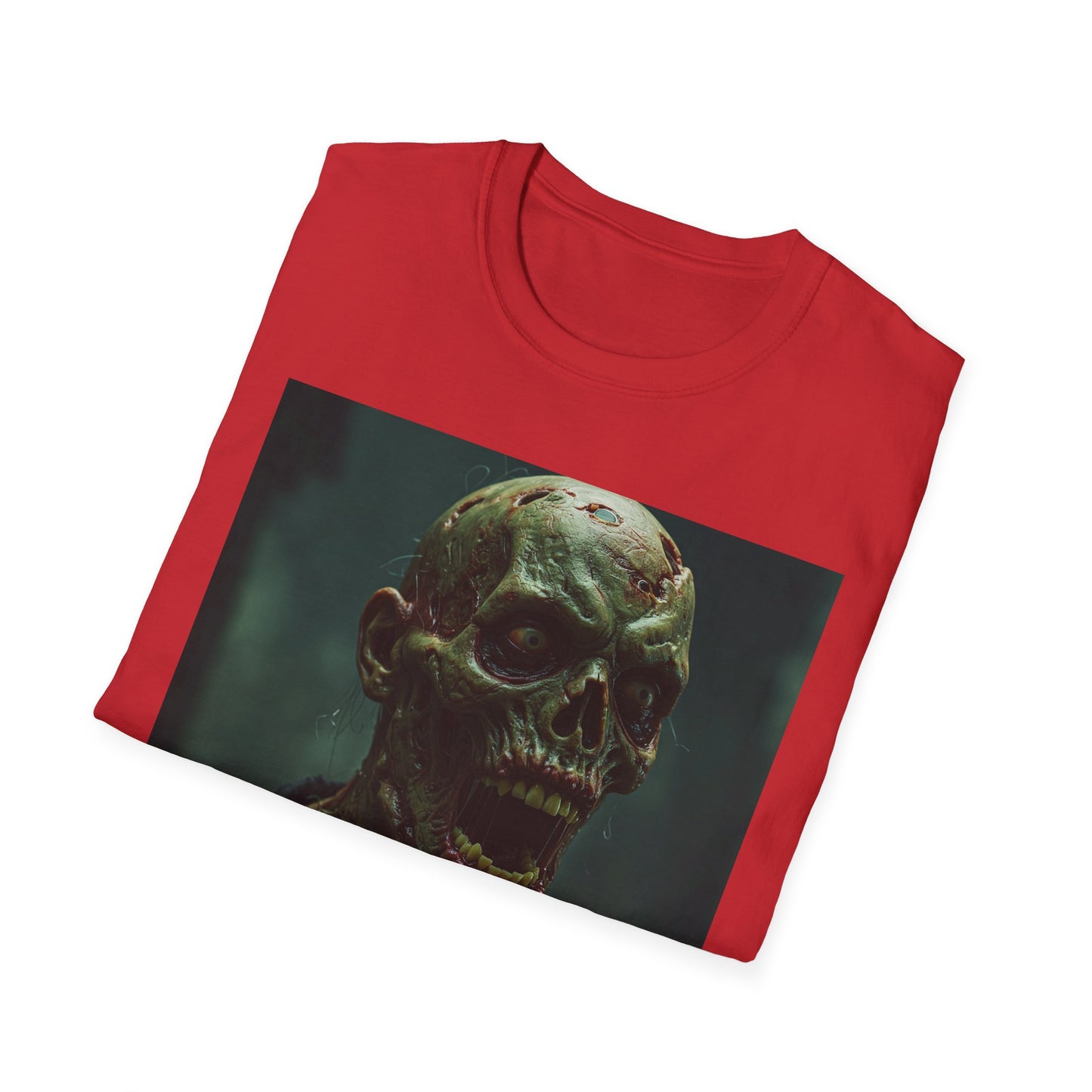 Chilling Skull Apocalyptic Portrait Tee, bold, decaying zombie graphic