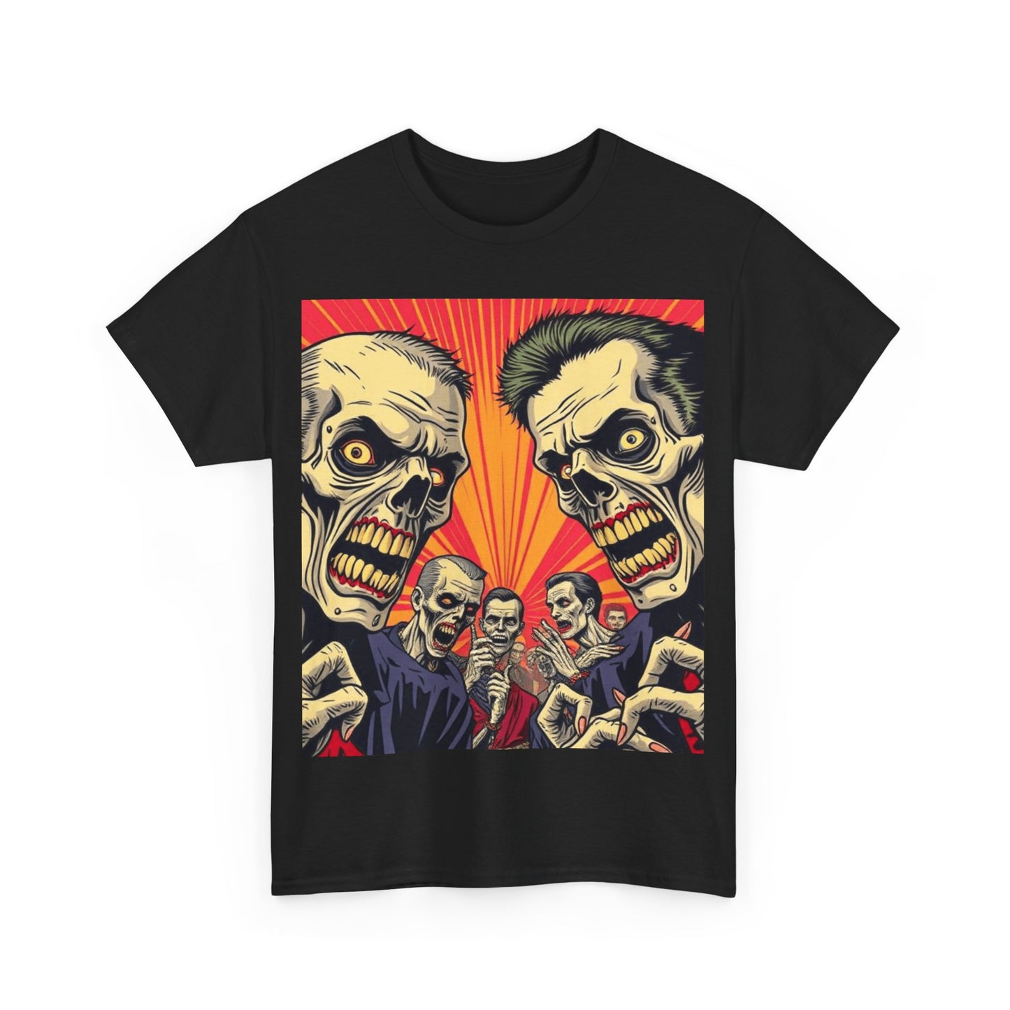UK - Vintage Horror Graphic Unisex Heavy Cotton Tee