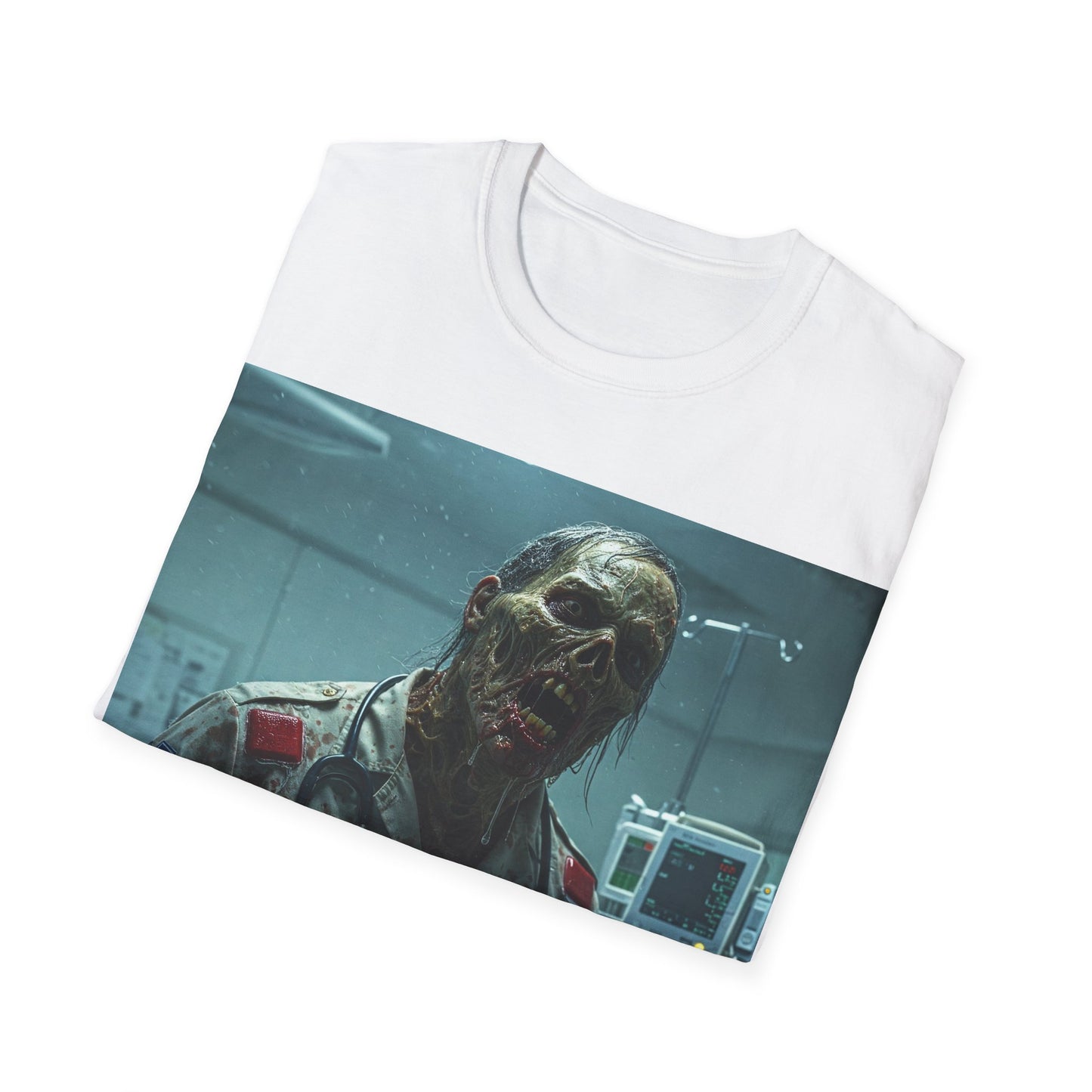 UK - Unisex Horror Graphic T-Shirt - Creepy Zombie Design