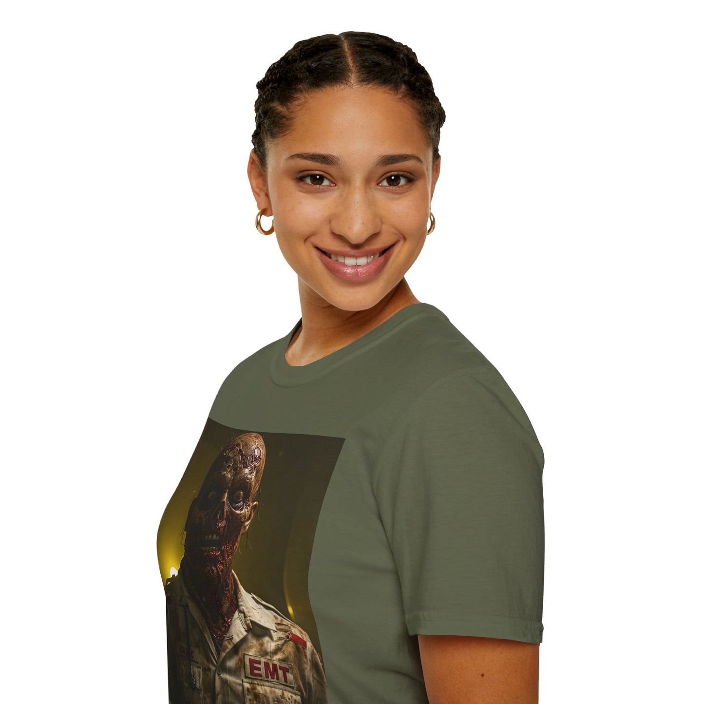 Zombie EMT Unisex Softstyle T-Shirt - Horror Apparel for Halloween