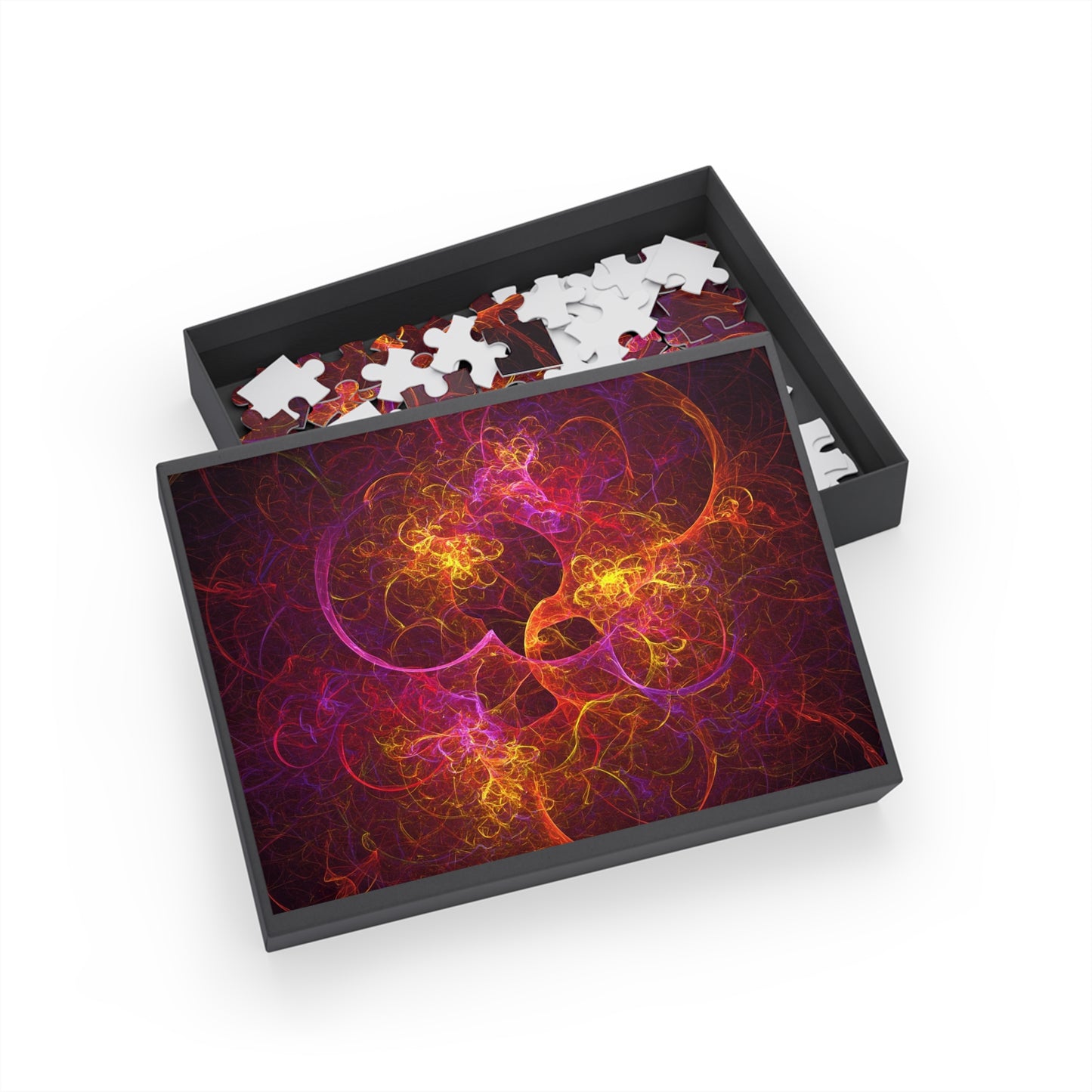 Vibrant Fractal Art Puzzle - 96, 252, 500, 1000-Piece Options