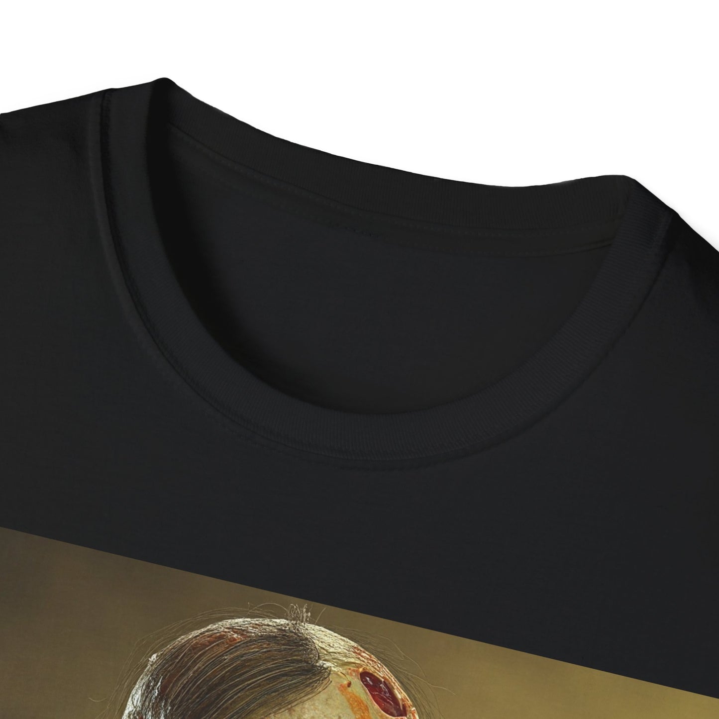 UK - Zombie Reader Apocalyptic Portrait Tee, bold, decaying zombie graphic