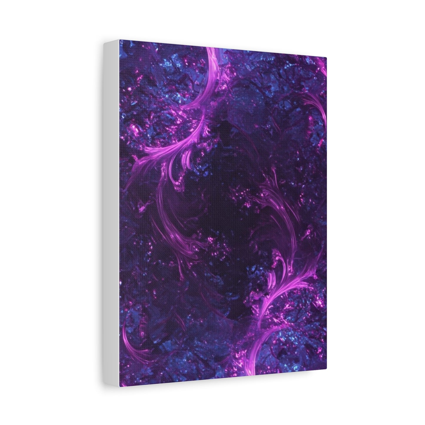 Abstract Purple Fractal Canvas Print - Artistic Wall Décor