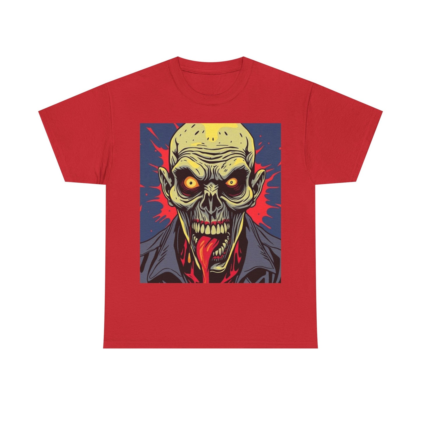 UK - Zombie Graphic Tee - Unisex Heavy Cotton T-Shirt for Horror Fans
