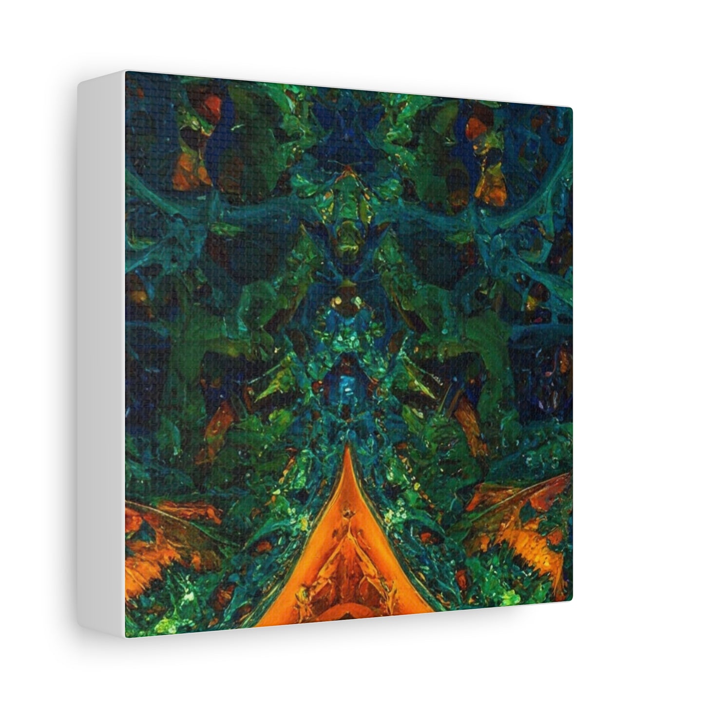 Vibrant Abstract Fractal Art Canvas Print