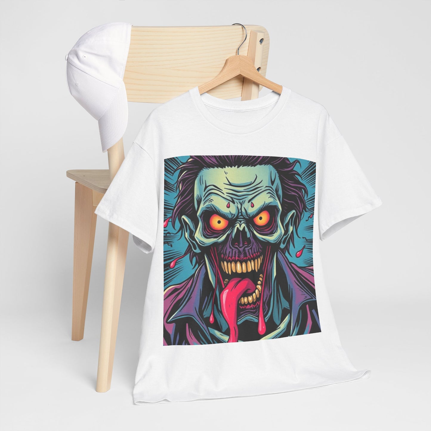 UK - Vibrant Zombie Graphic Tee - Unisex