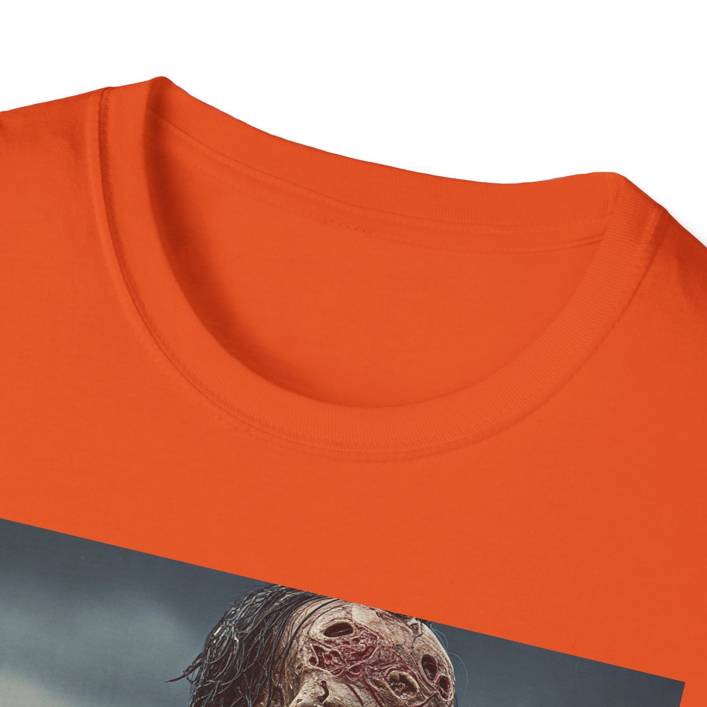 Zombie Horror Unisex Softstyle T-Shirt - Perfect for Halloween and Casual Wear