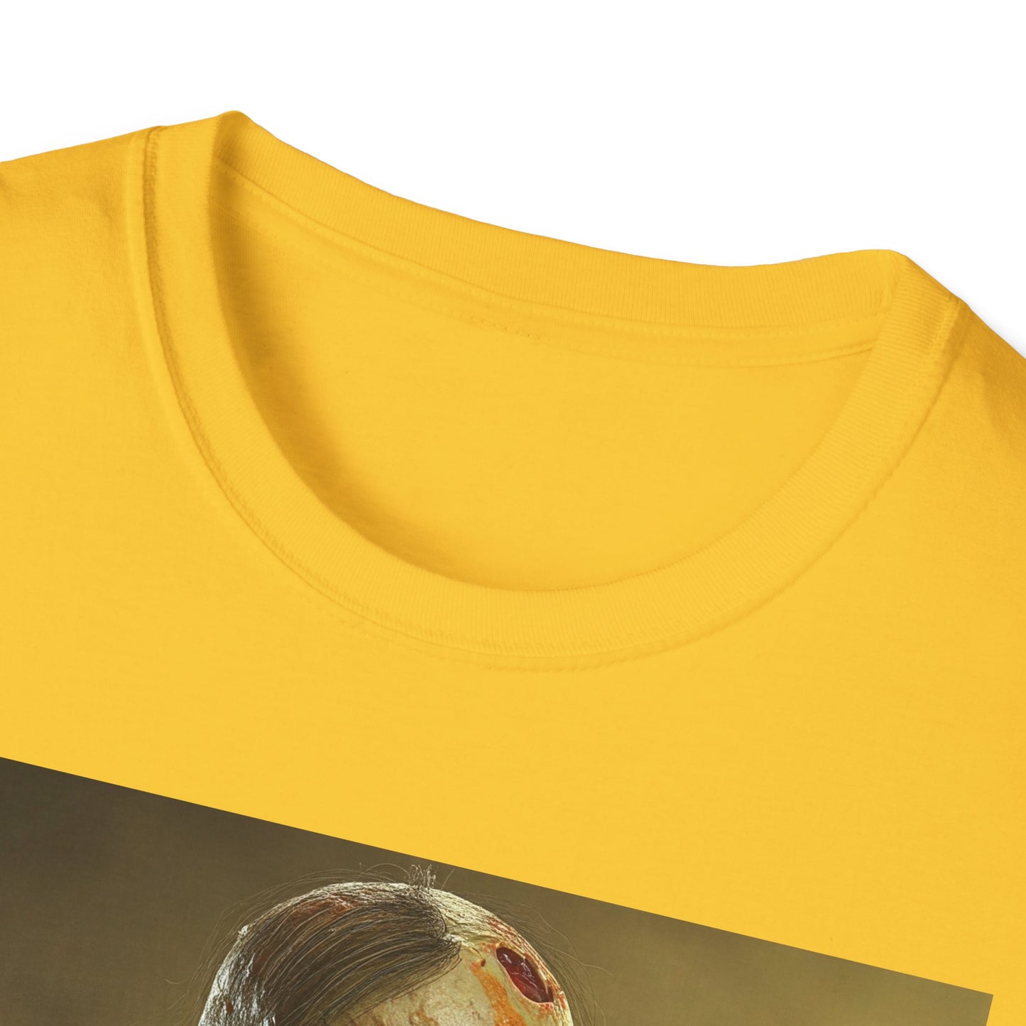 Zombie Reader Apocalyptic Portrait Tee, bold, decaying zombie graphic