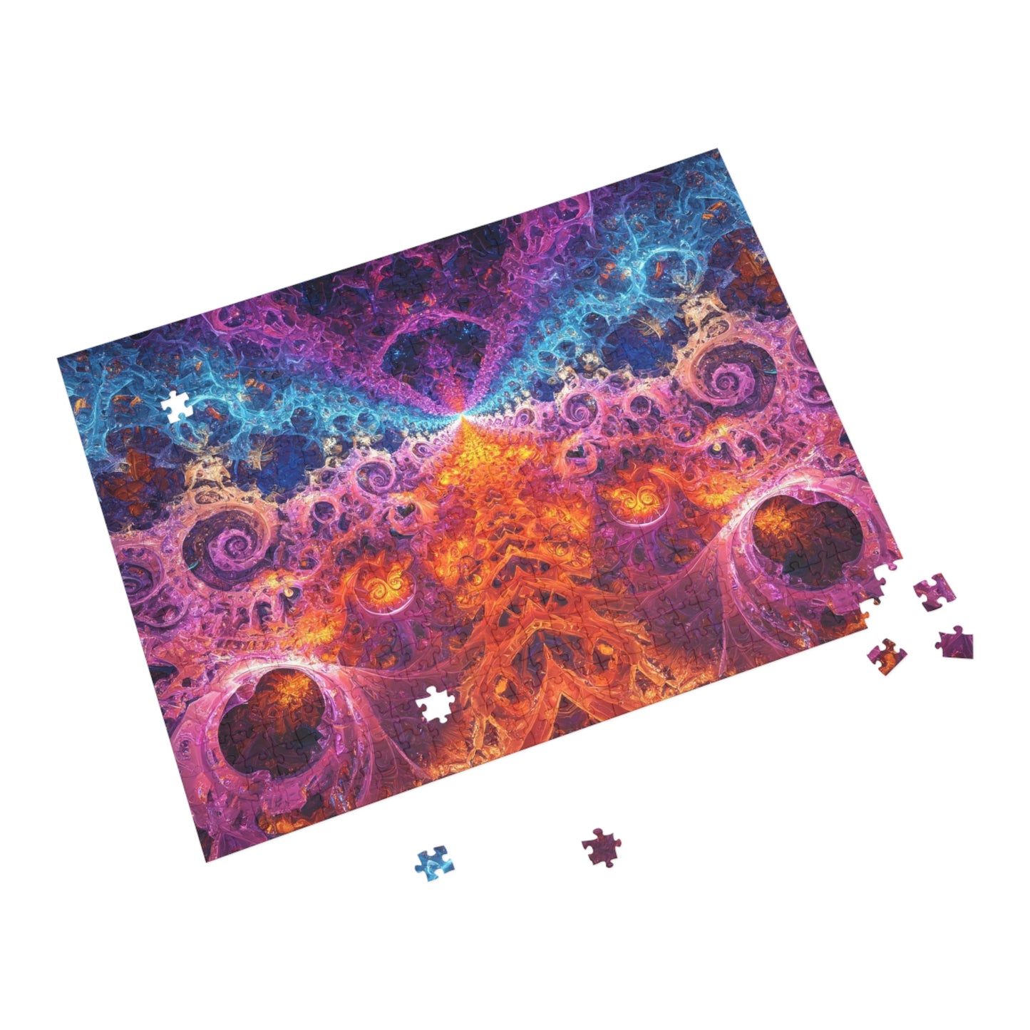 056- Fractal Puzzle (96, 252, 500, 1000-Piece) - Fun Family Activity and Gift