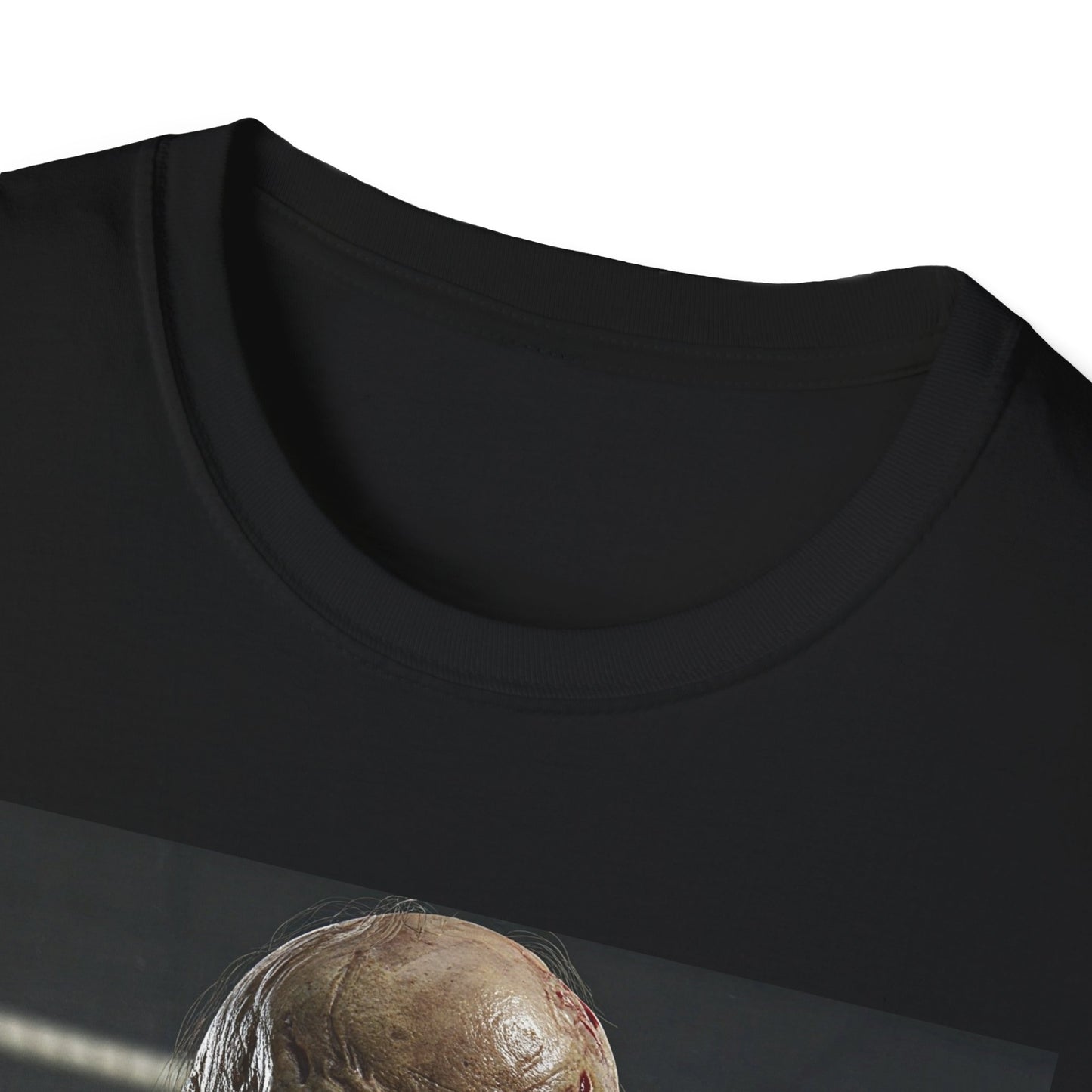 Creepy Zombie Businessman Unisex Softstyle T-Shirt