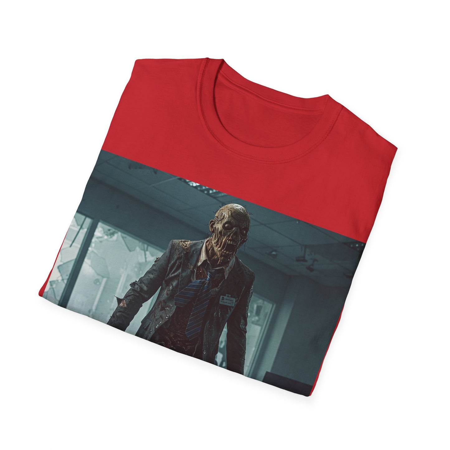 UK - Zombie Apocalypse Unisex Softstyle T-Shirt - Perfect for Horror Fans and Parties