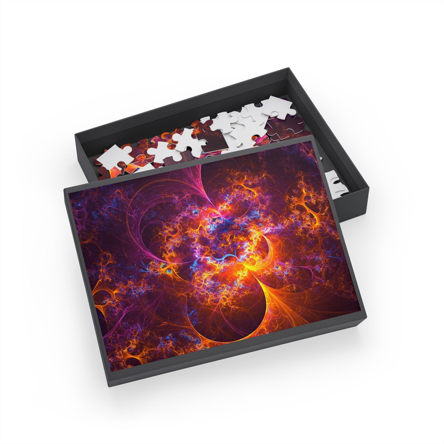 Vibrant Fractal Art Puzzle – 96, 252, 500, 1000-Piece Options