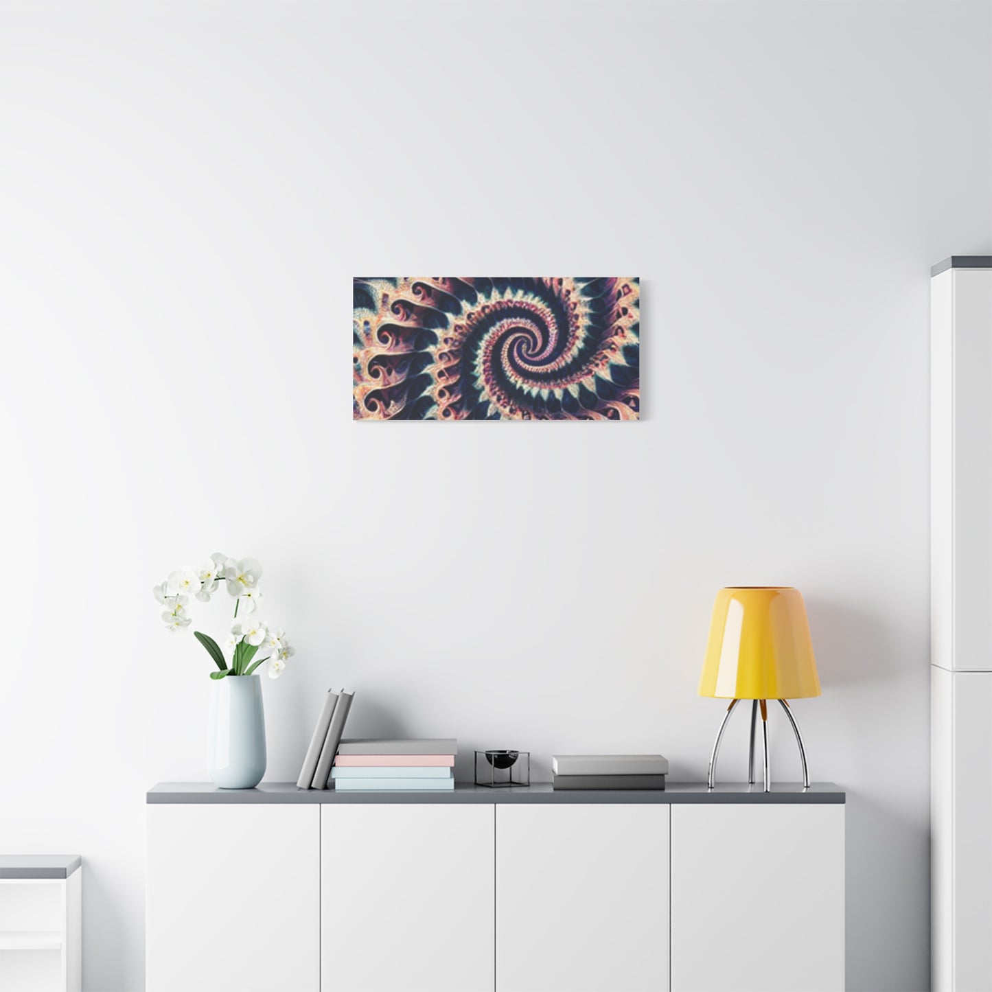 Abstract Spiral Art Canvas Print - Modern Home Decor for Art Lovers