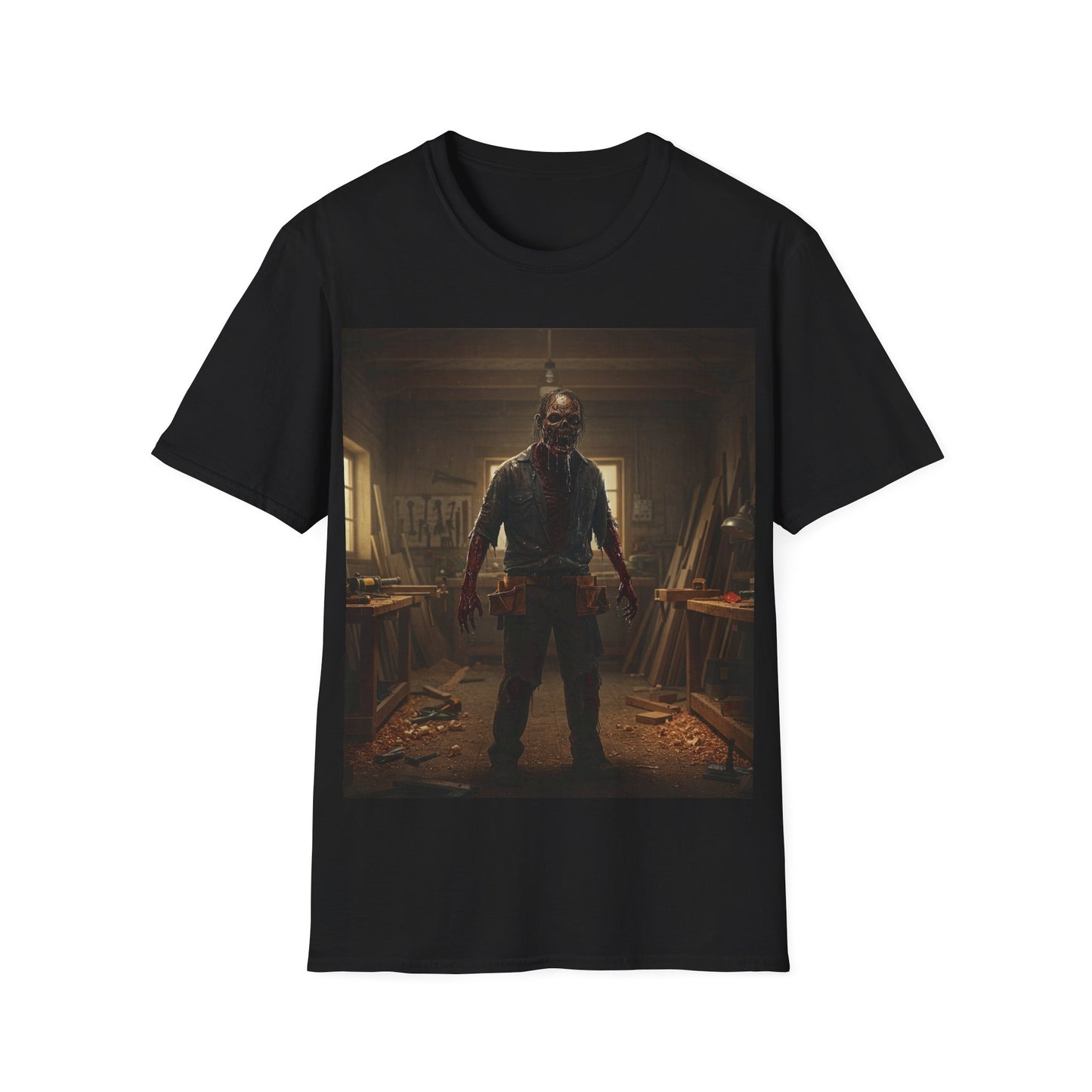 UK - Unisex Horror Movie Softstyle T-Shirt - Perfect for Halloween Enthusiasts