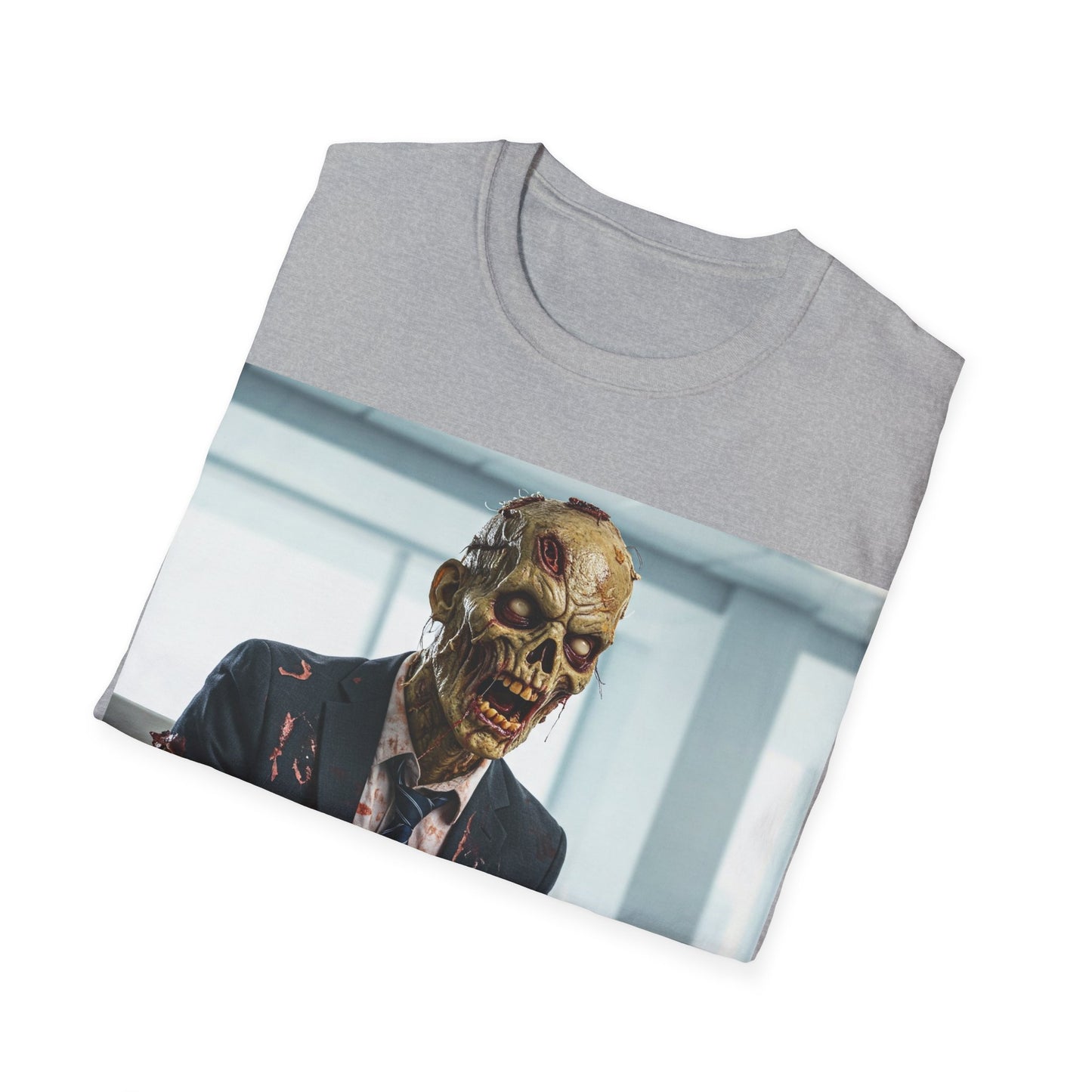 UK - Funny Zombie Executive Unisex Softstyle T-Shirt