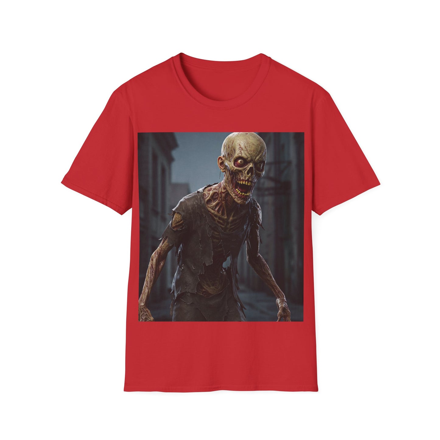 UK - Spooky Zombie Graphic T-Shirt for Halloween