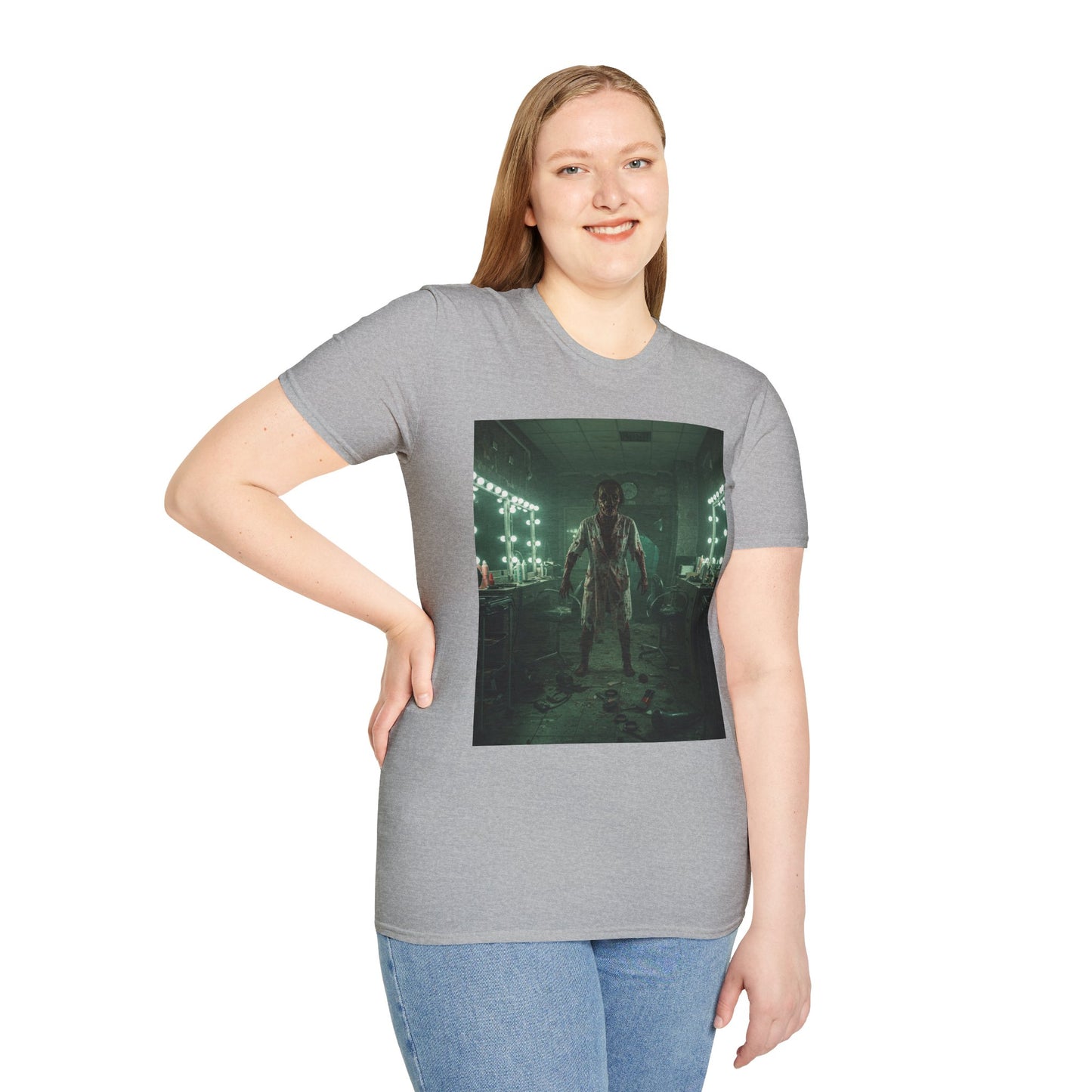 Creepy Horror Unisex Softstyle T-Shirt - Perfect for Halloween