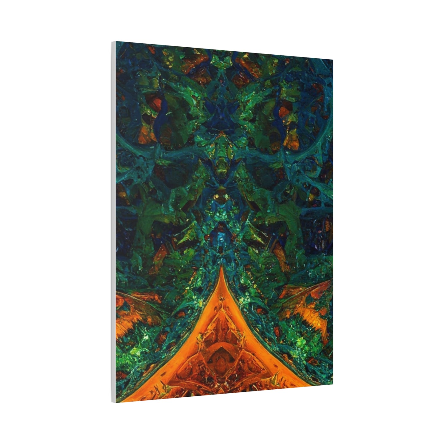 Vibrant Abstract Fractal Art Canvas Print