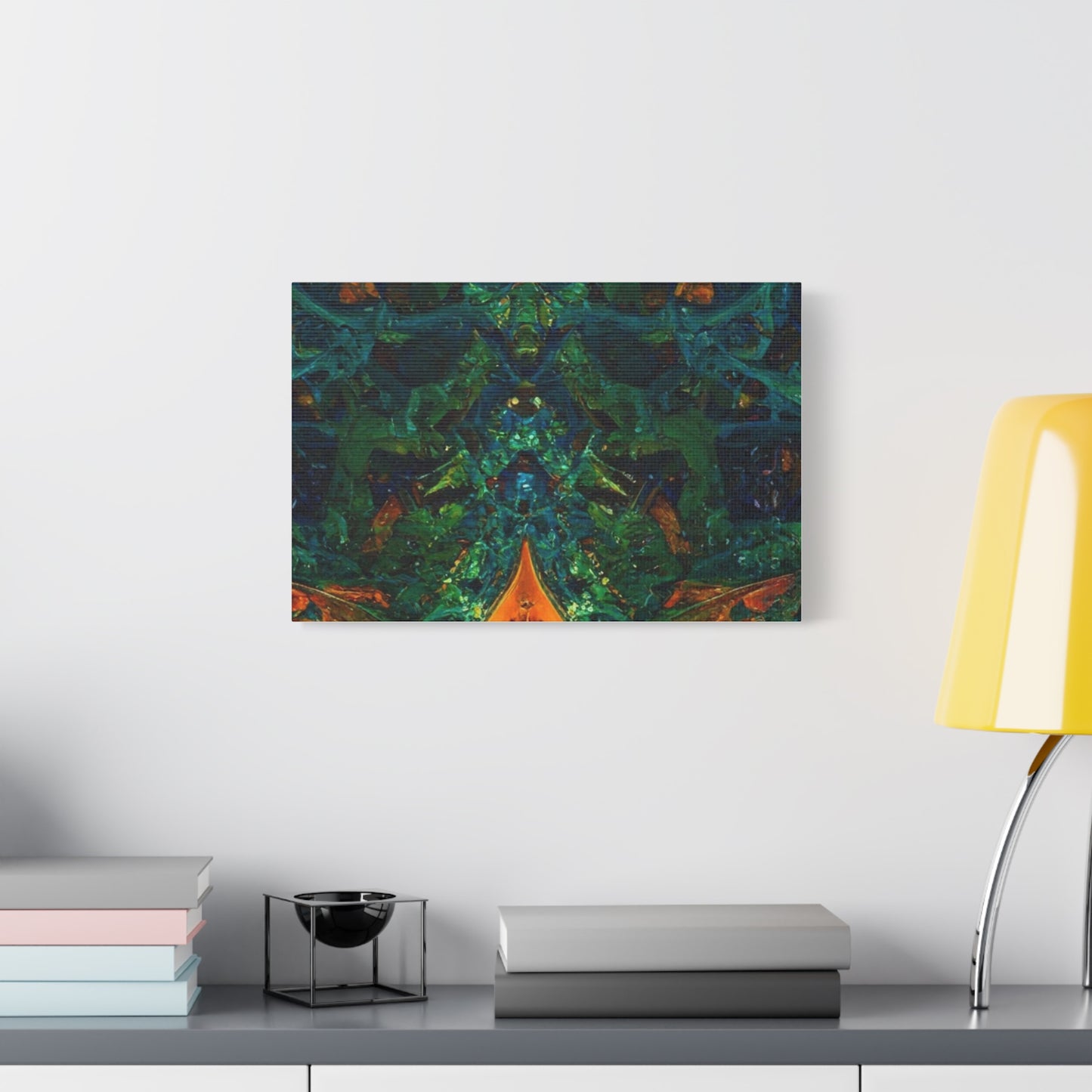 Vibrant Abstract Fractal Art Canvas Print