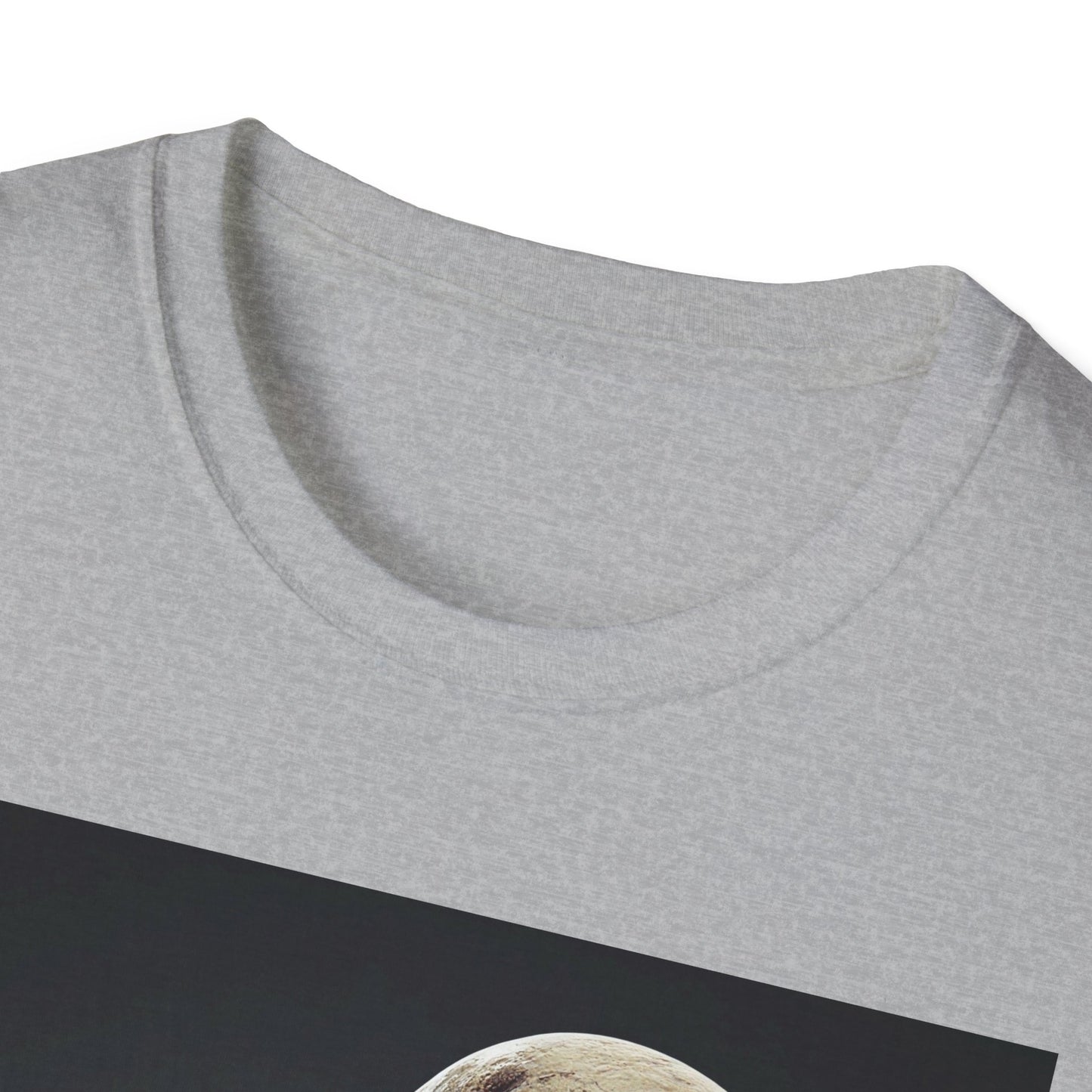 Creepy Skeleton Graphic Unisex Softstyle T-Shirt - Perfect for Halloween & Horror Fans