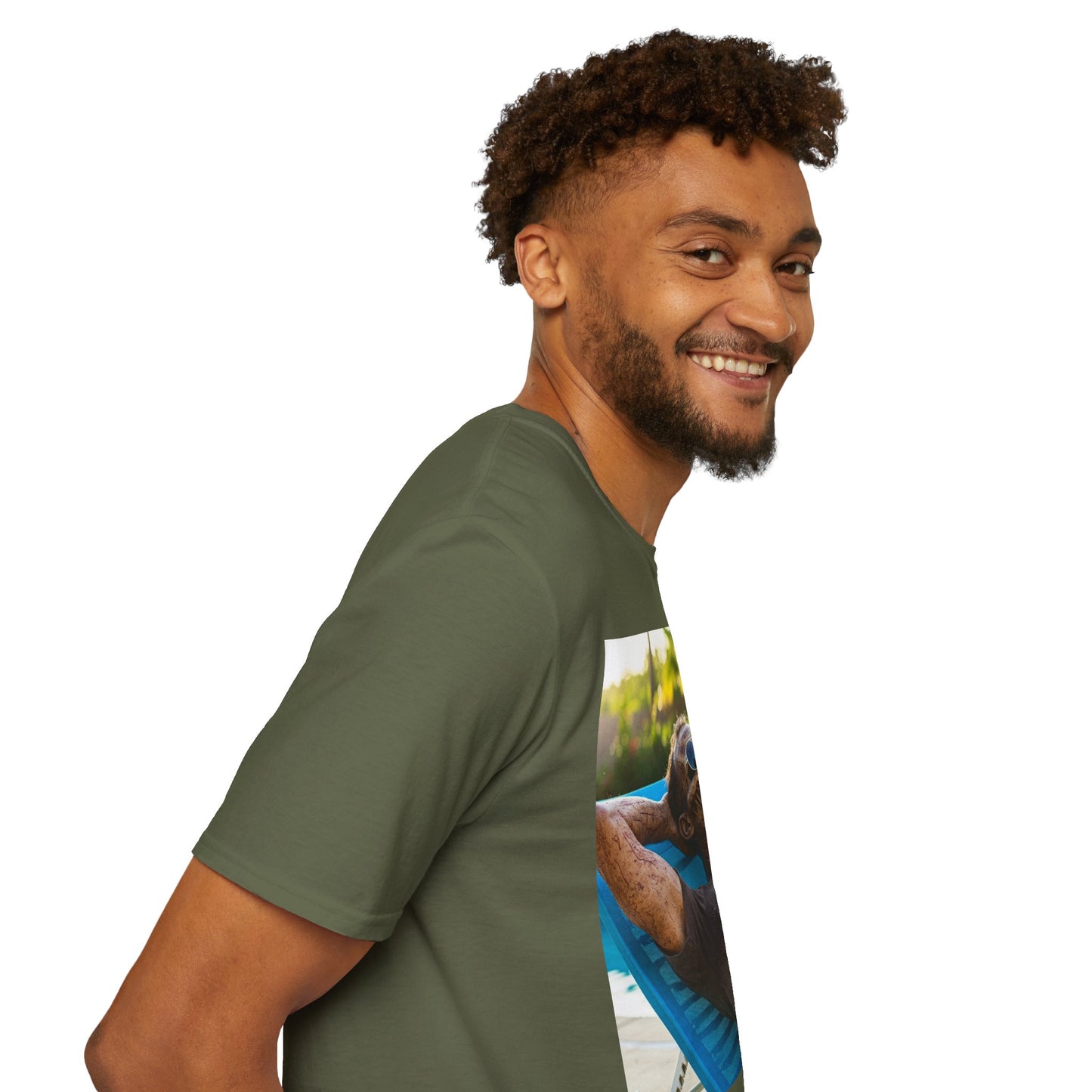 Chillin' Zombie Unisex Softstyle T-Shirt | Halloween Apparel