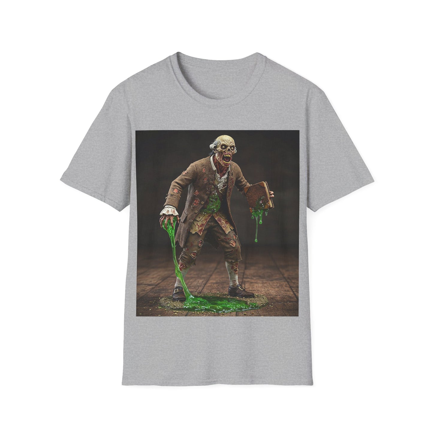 UK - Zombie Science Unisex Softstyle T-Shirt - Spooky Halloween Apparel