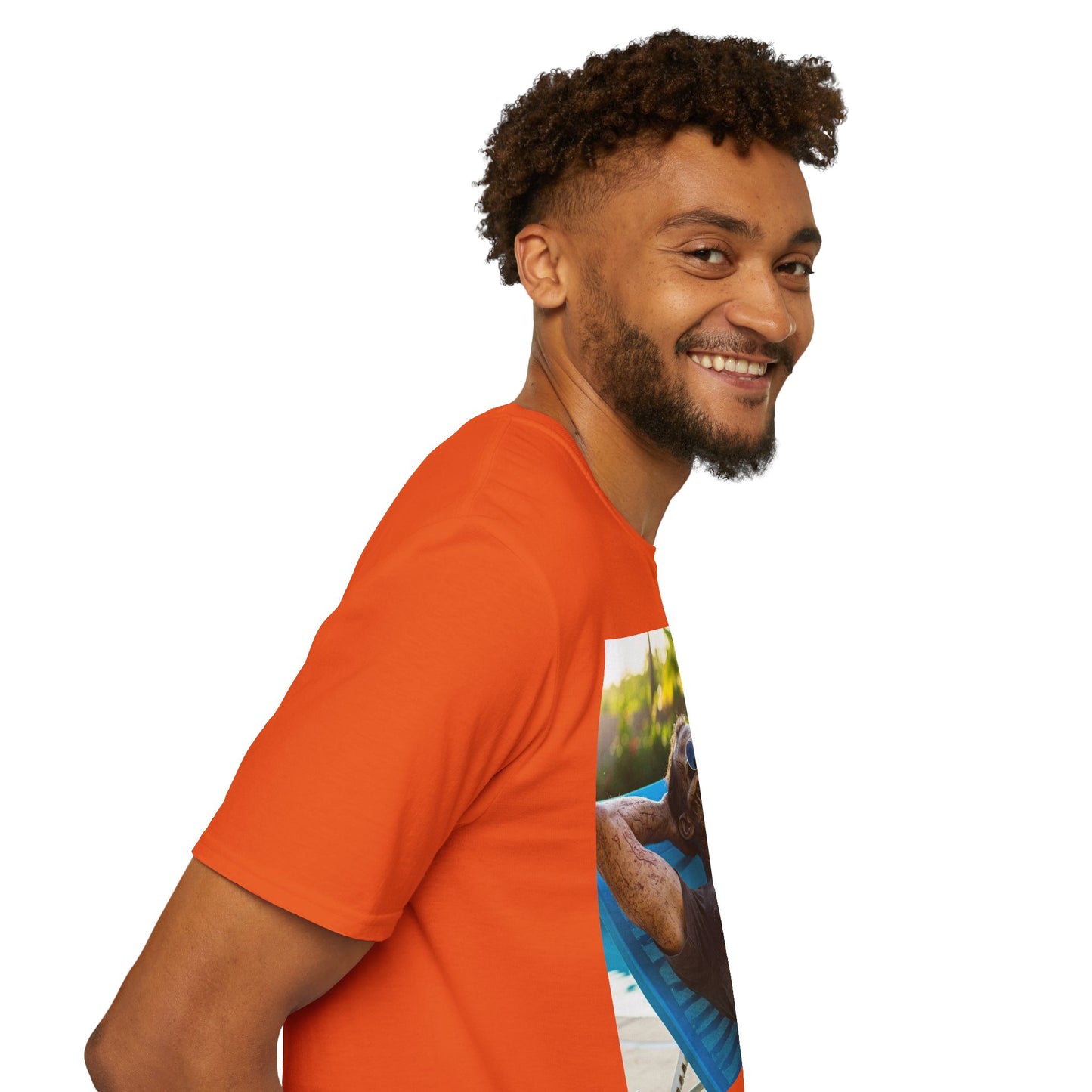 Chillin' Zombie Unisex Softstyle T-Shirt | Halloween Apparel