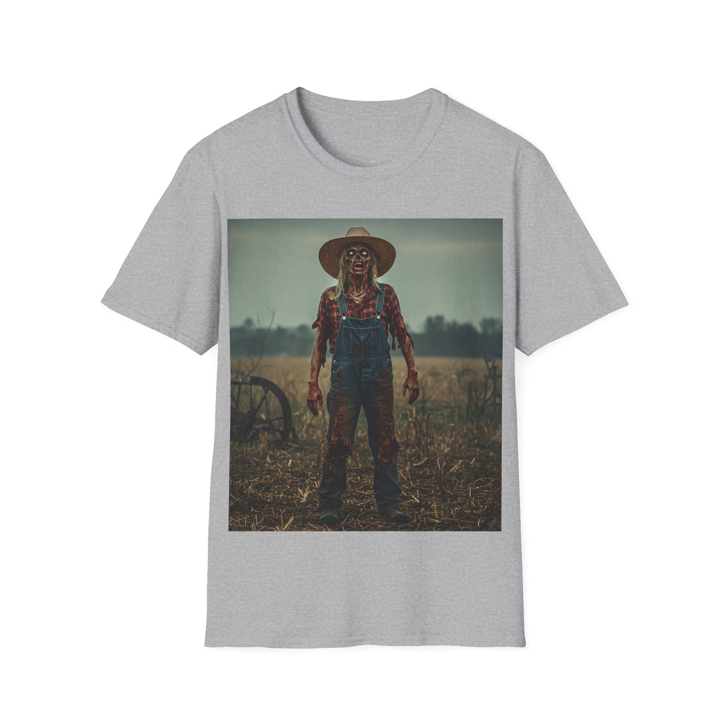UK - Scary Farmhouse Horror Unisex Softstyle T-Shirt
