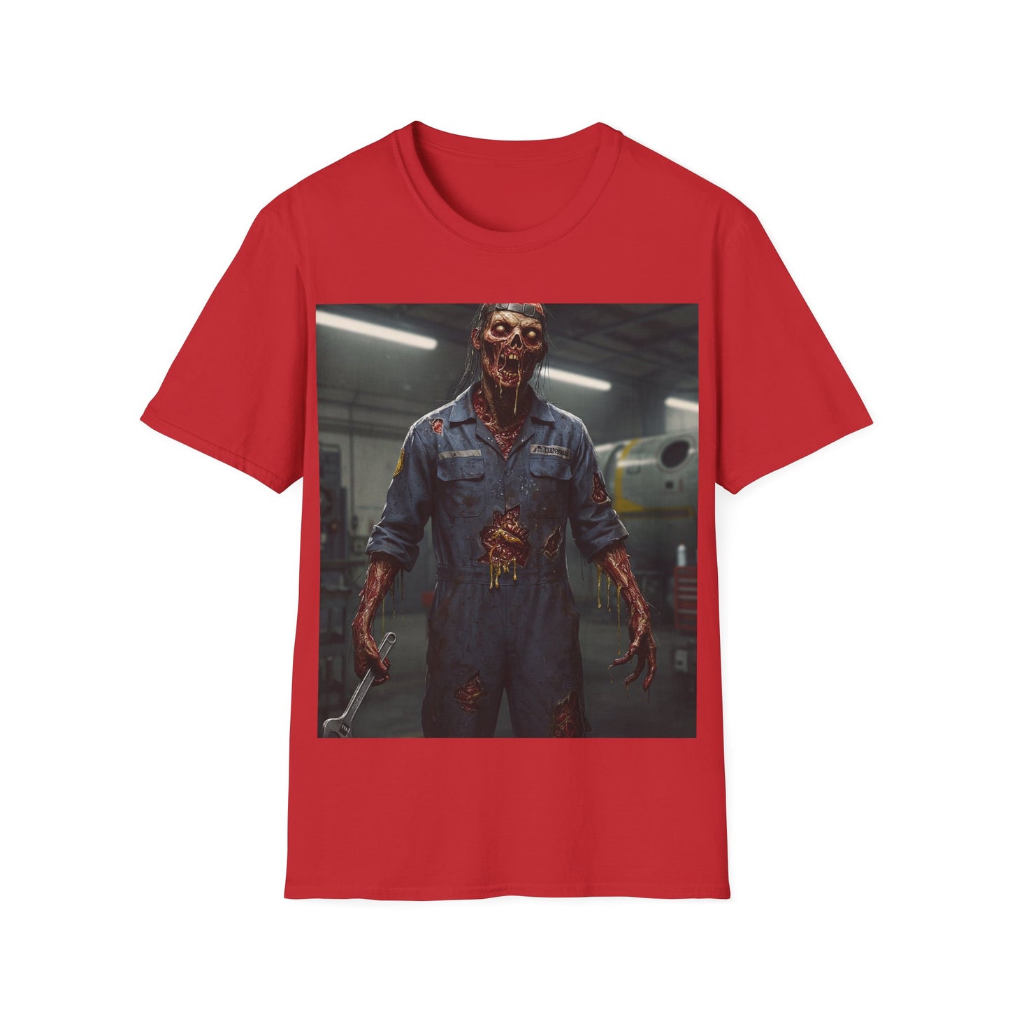 UK - Unisex Softstyle Horror Graphic T-Shirt - Perfect for Halloween and Horror Fans