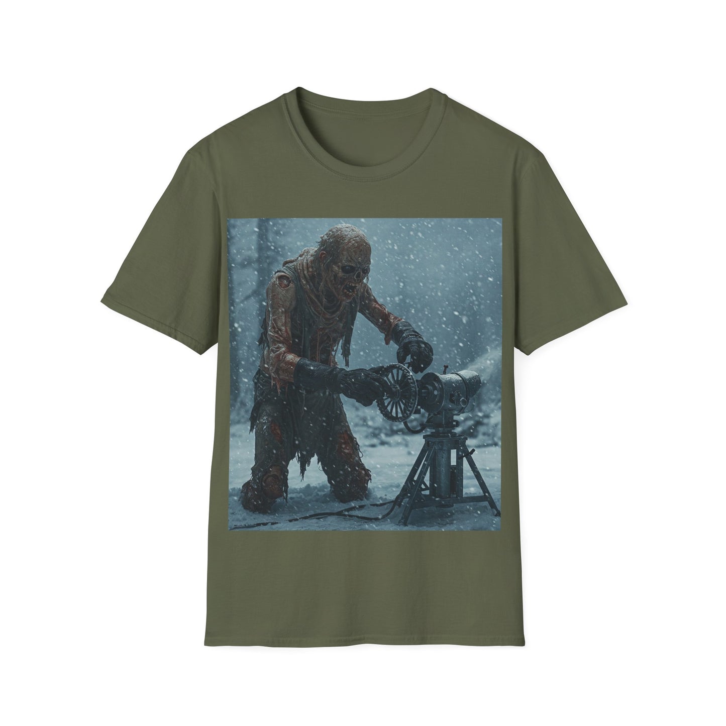 UK - Unisex Softstyle T-Shirt | Snowy Scene Fan Tee