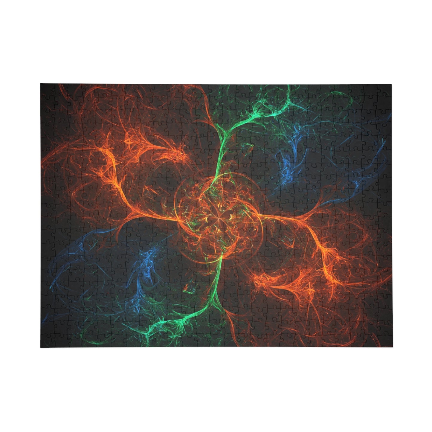 Colorful Fractal Puzzle - 500-Piece Jigsaw for All Ages