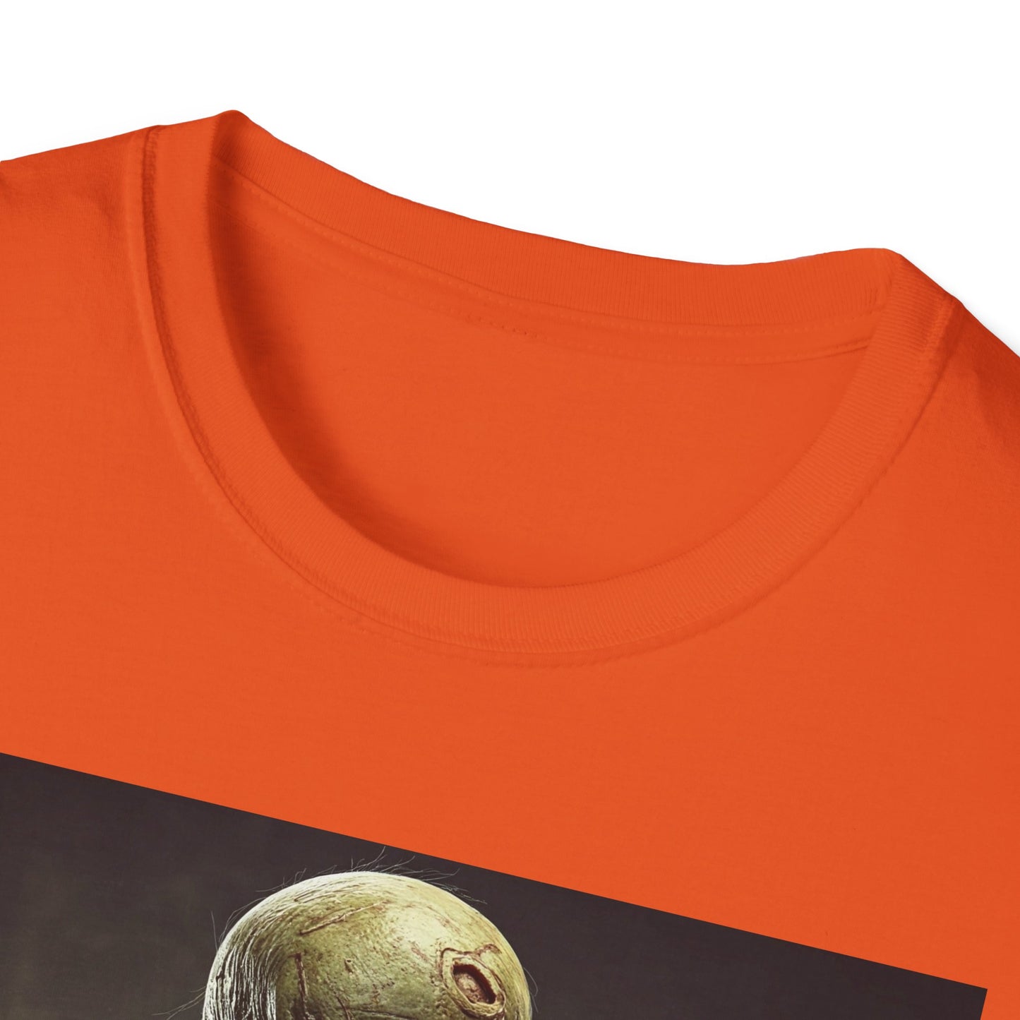 Apocalyptic Portrait Tee, bold, decaying zombie graphic