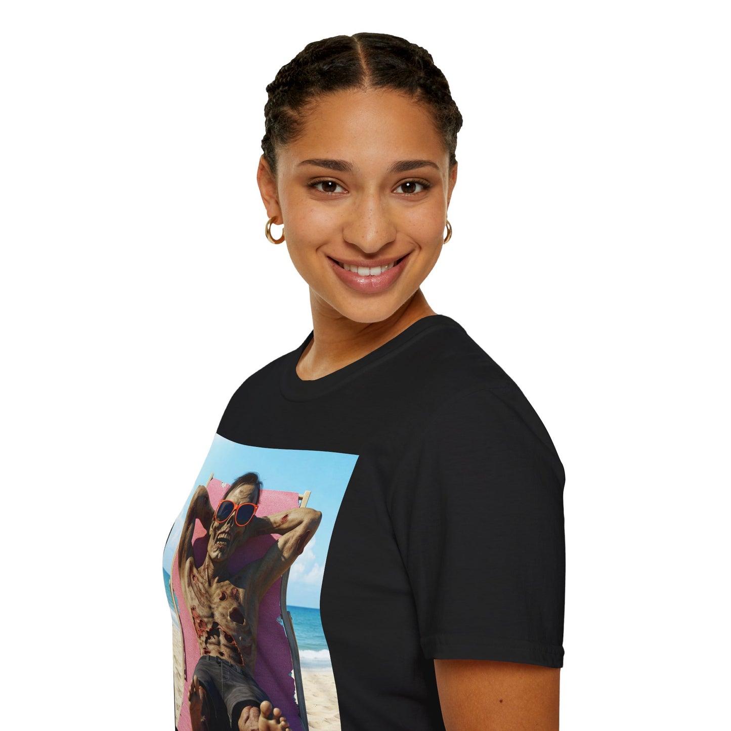 Beach Vibes Skeleton Unisex T-Shirt - Cool Summer Graphic Tee