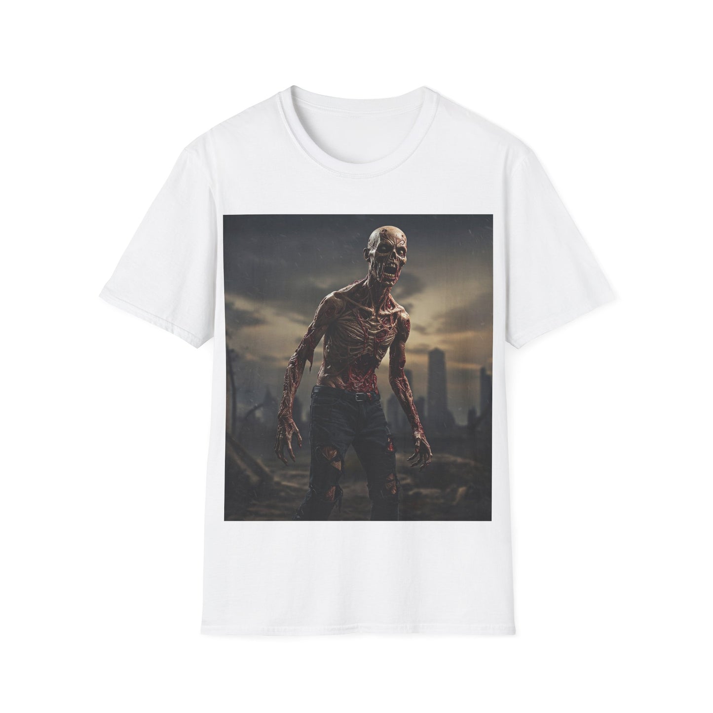 UK - Zombie Apocalypse Unisex Softstyle T-Shirt