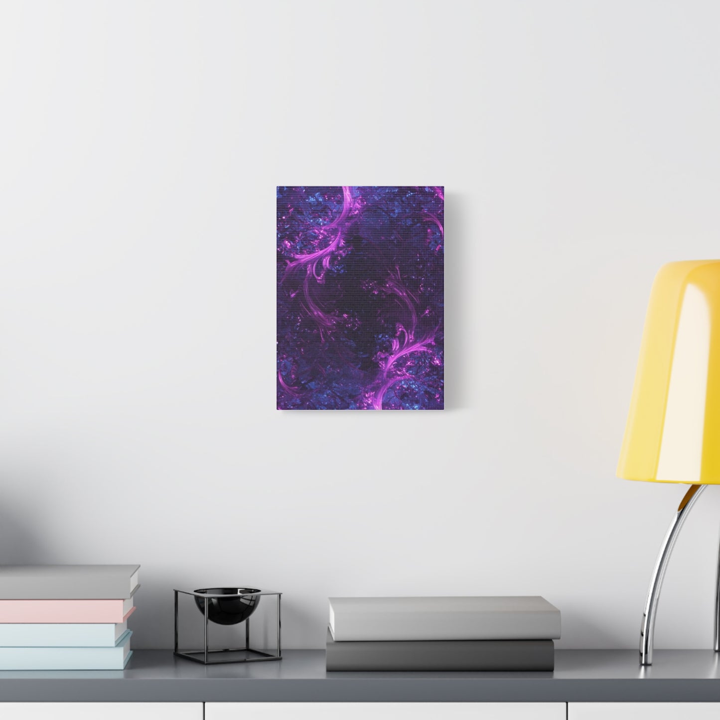 Abstract Purple Fractal Canvas Print - Artistic Wall Décor