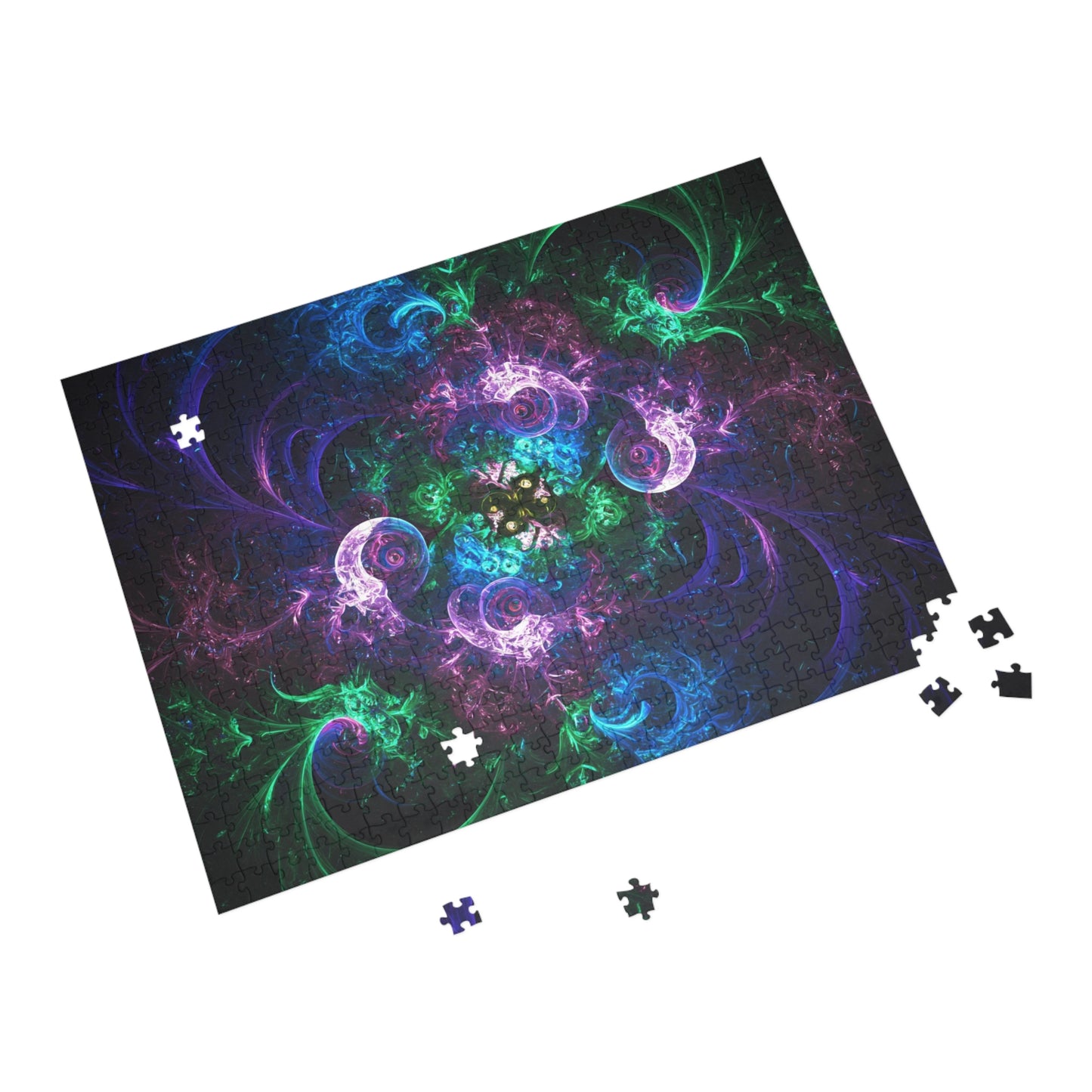 Vibrant Cosmic Puzzle - 96, 252, 500, 1000-Piece Options
