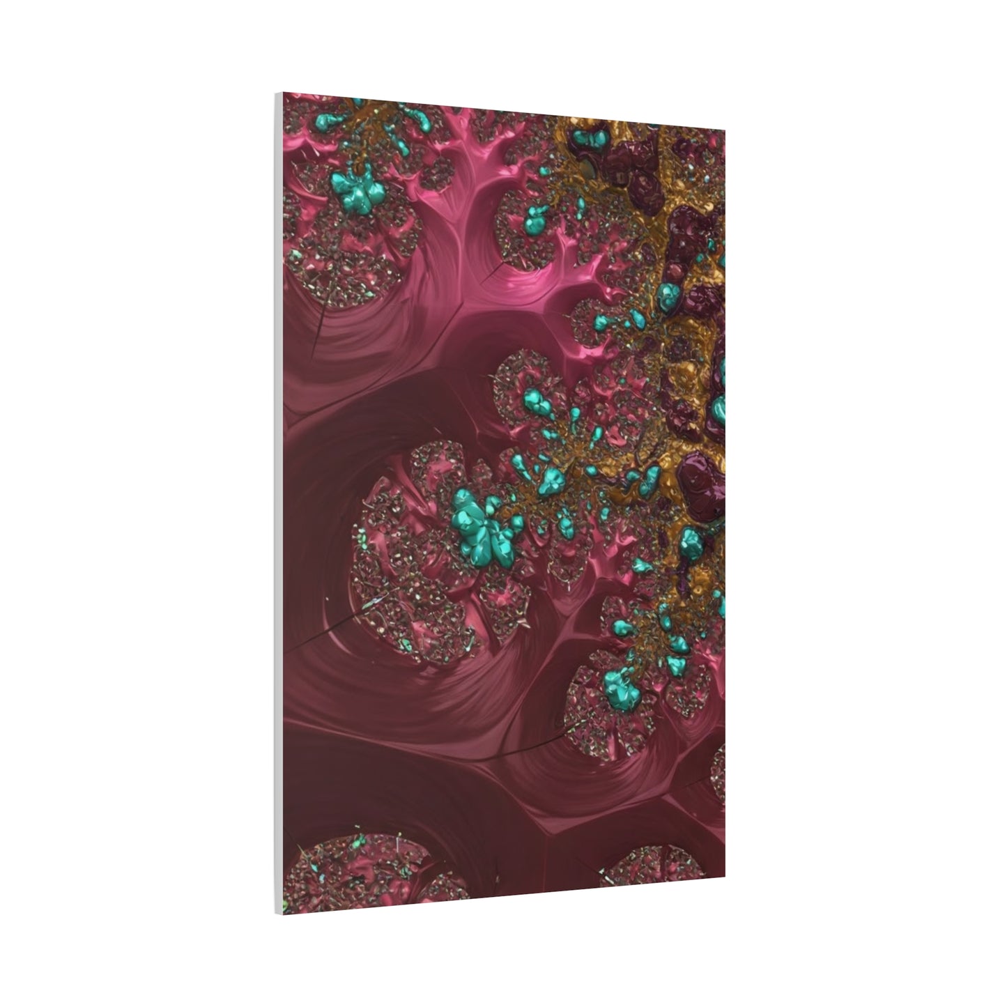 Abstract Art Canvas Print - Vibrant Fractal Design for Home Decor