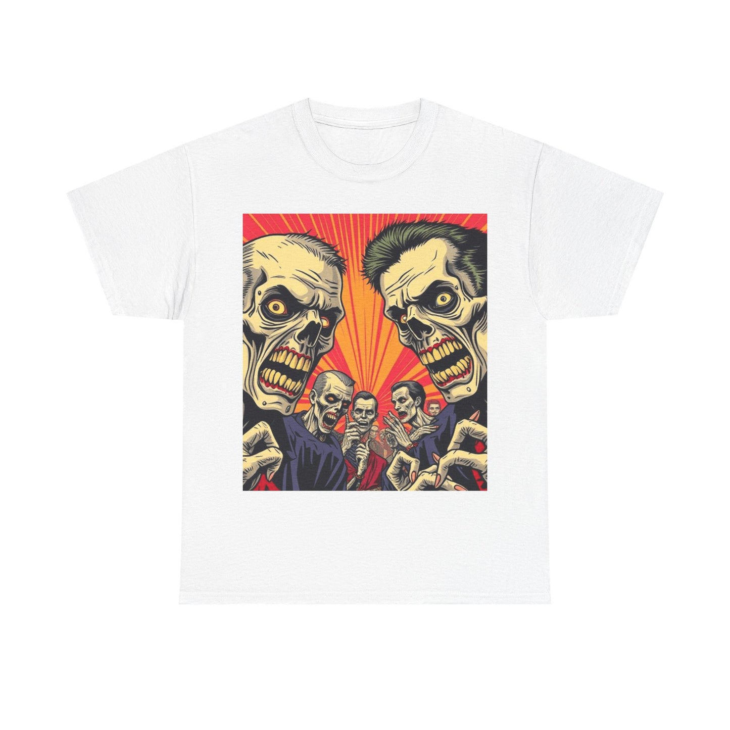 UK - Vintage Horror Graphic Unisex Heavy Cotton Tee