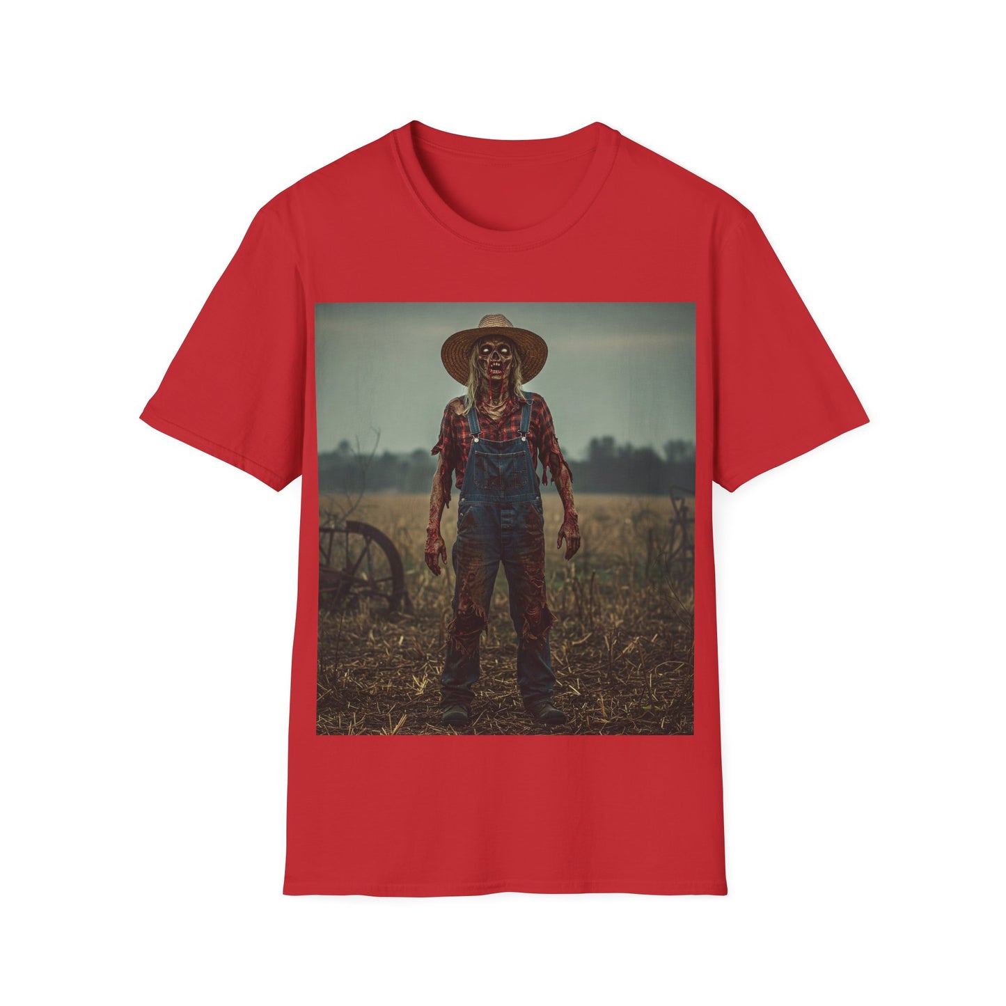 UK - Scary Farmhouse Horror Unisex Softstyle T-Shirt