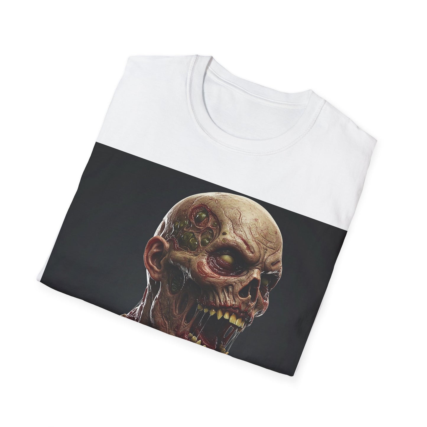 UK - Zombie Graphic Unisex Softstyle T-Shirt | Horror Movie Fan Apparel