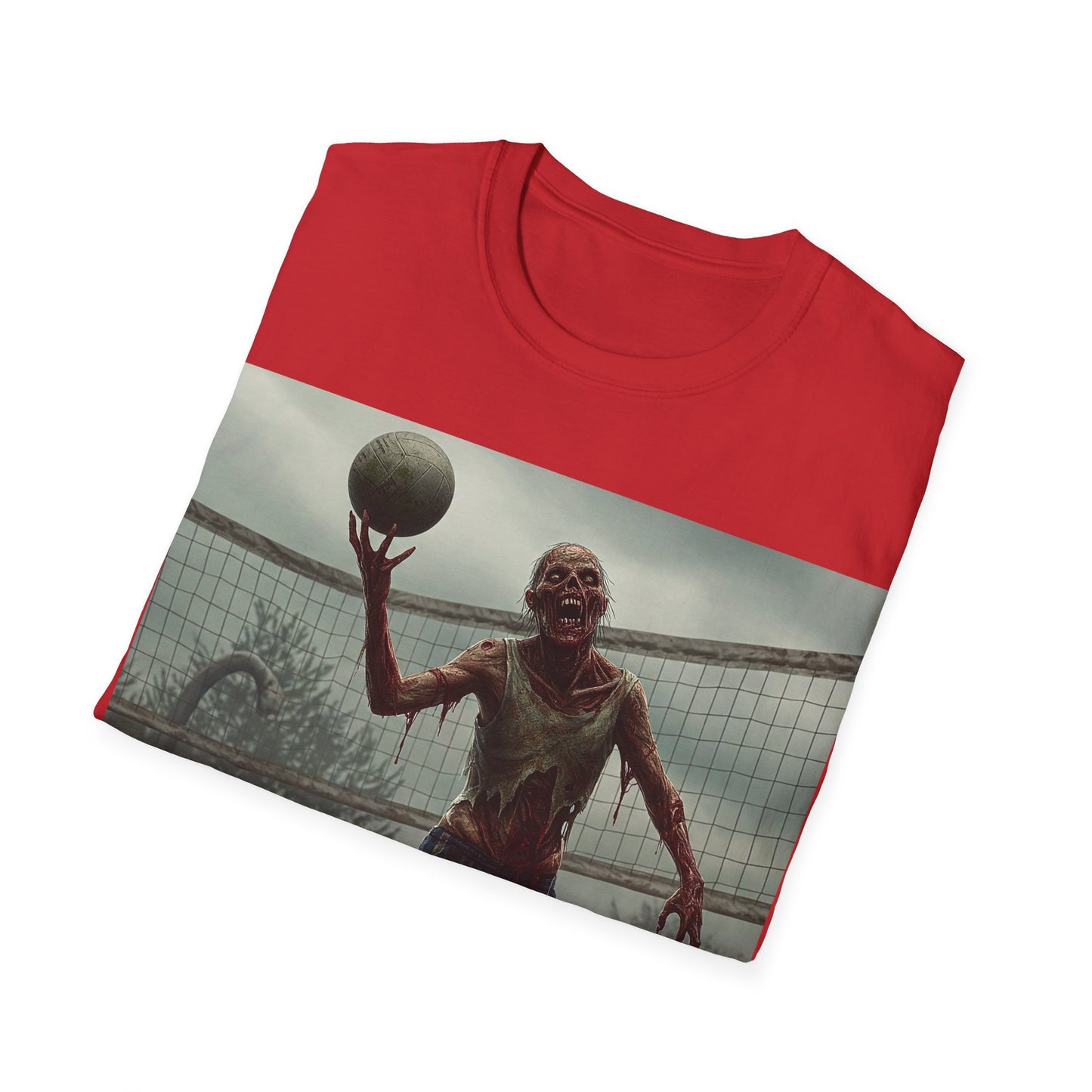 UK - Zombie Basketball Unisex Softstyle T-Shirt | Horror Graphic Tee