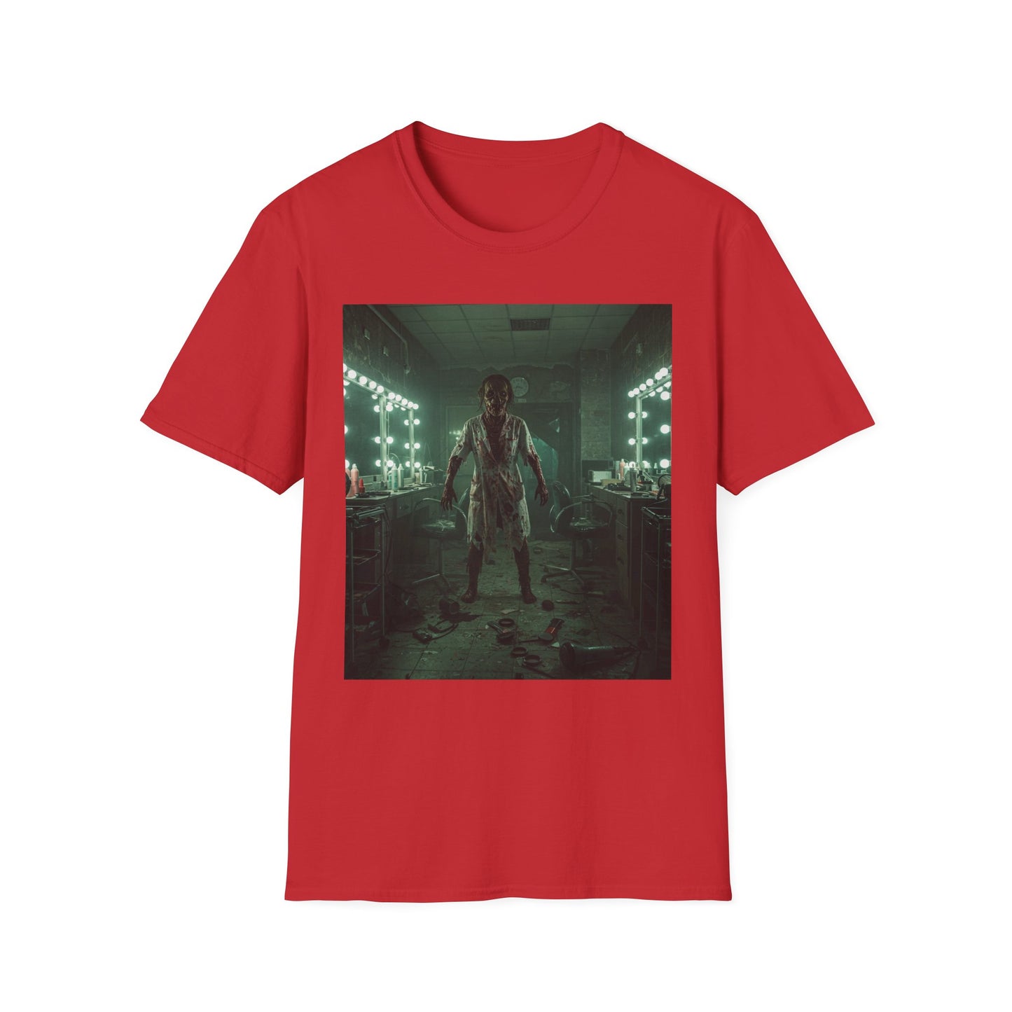 Creepy Horror Unisex Softstyle T-Shirt - Perfect for Halloween