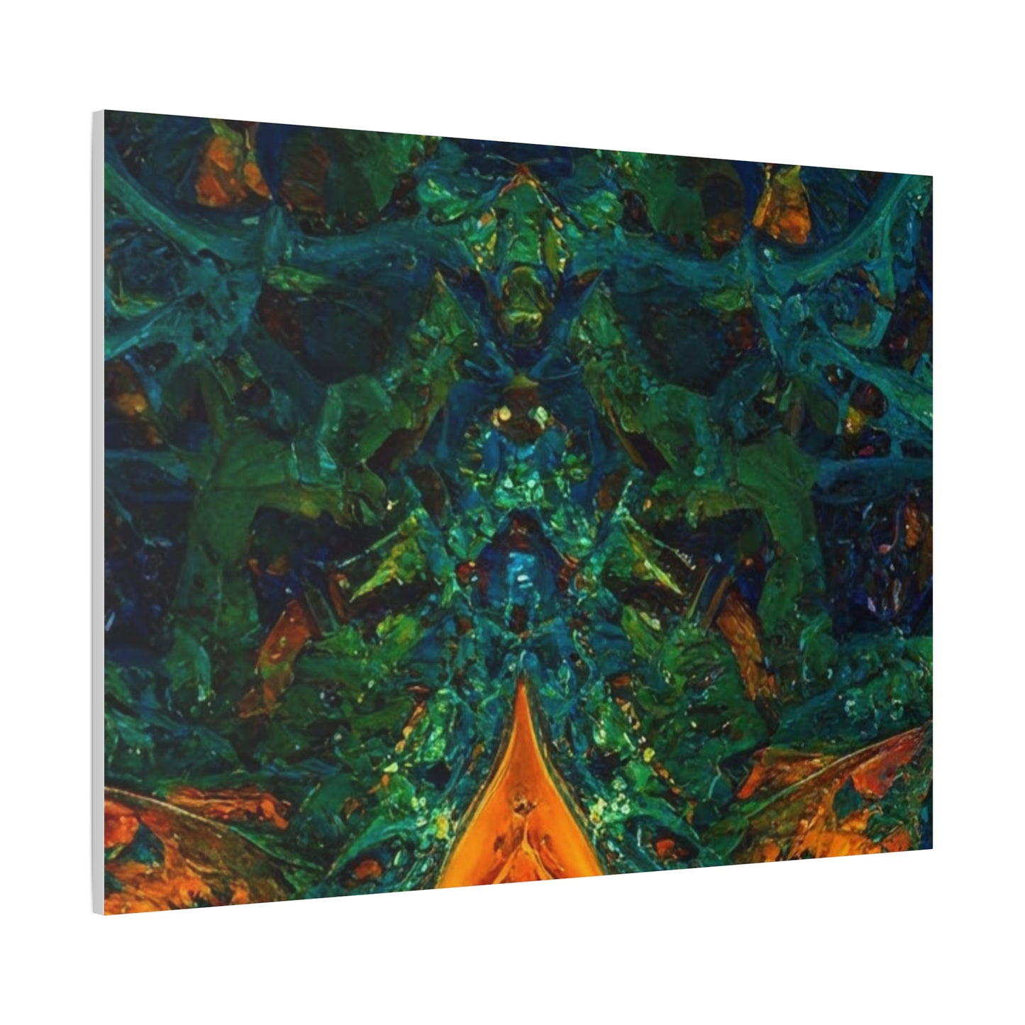 Vibrant Abstract Fractal Art Canvas Print